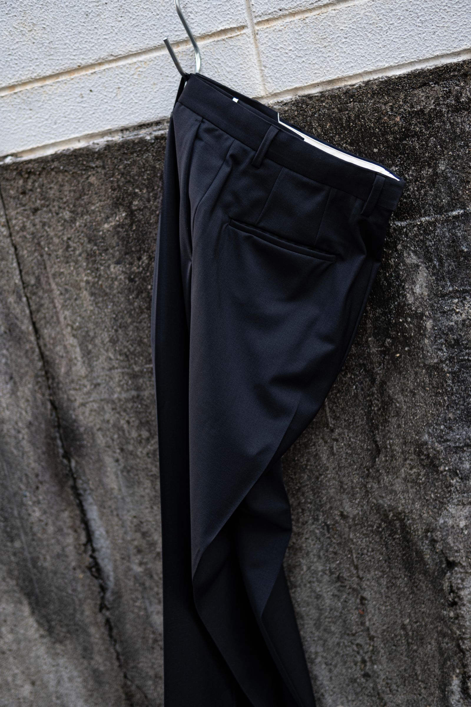 "BAG" 2/70TW TRO Baggy Pants / BLACK