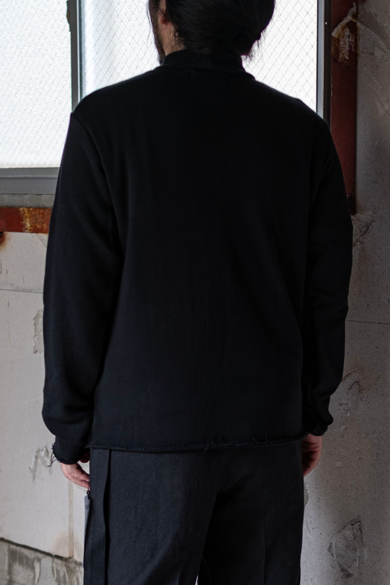 High neck Pullover / Black