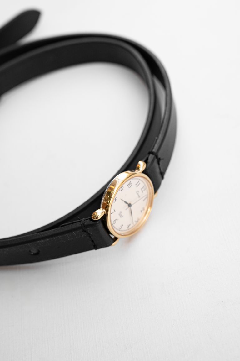 HIDAKA - WATCH BELT - NARROW / Black | Retikle Online Store