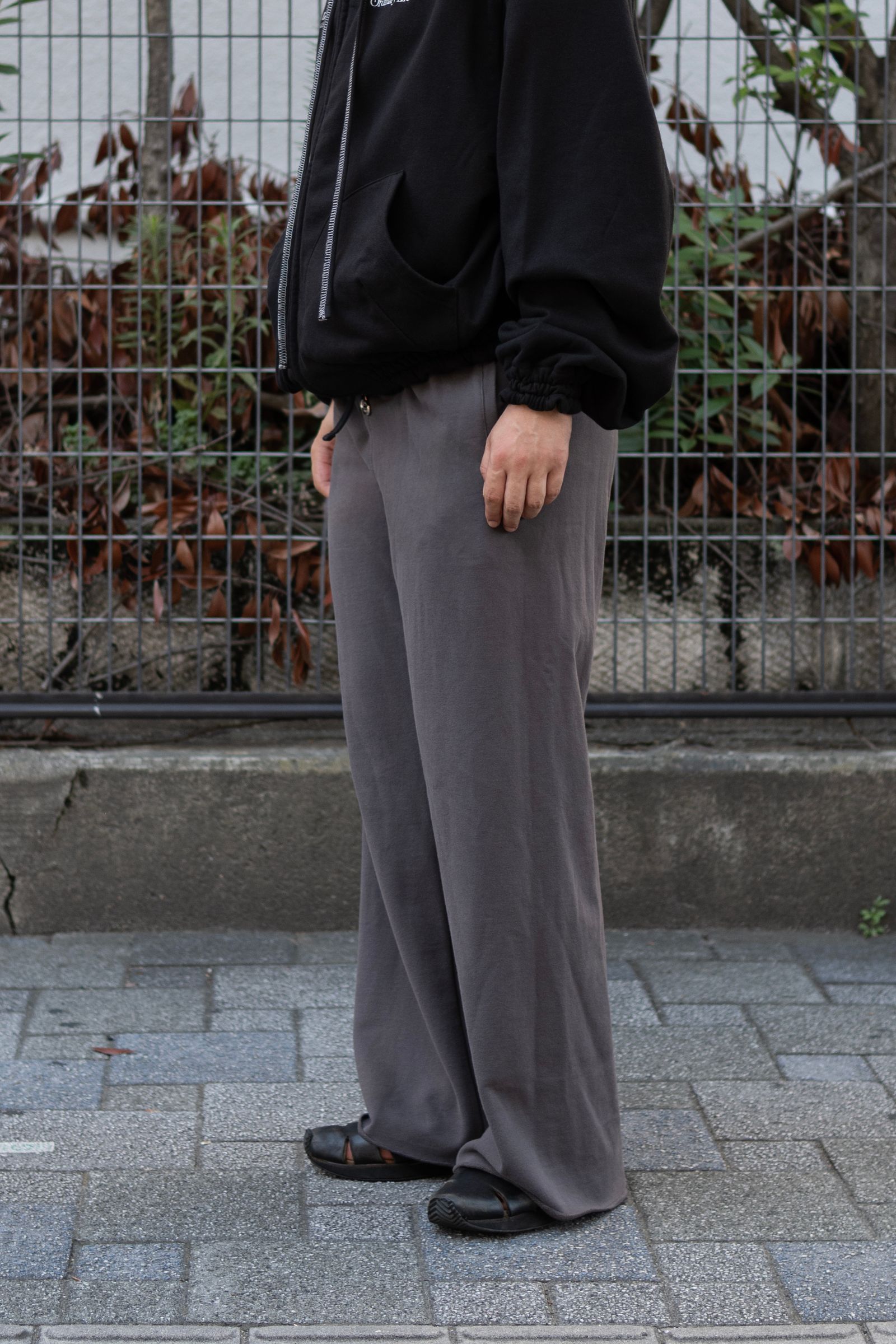 "COM" VINTAGE LIKE FRENCH TERRY / CHARCORL