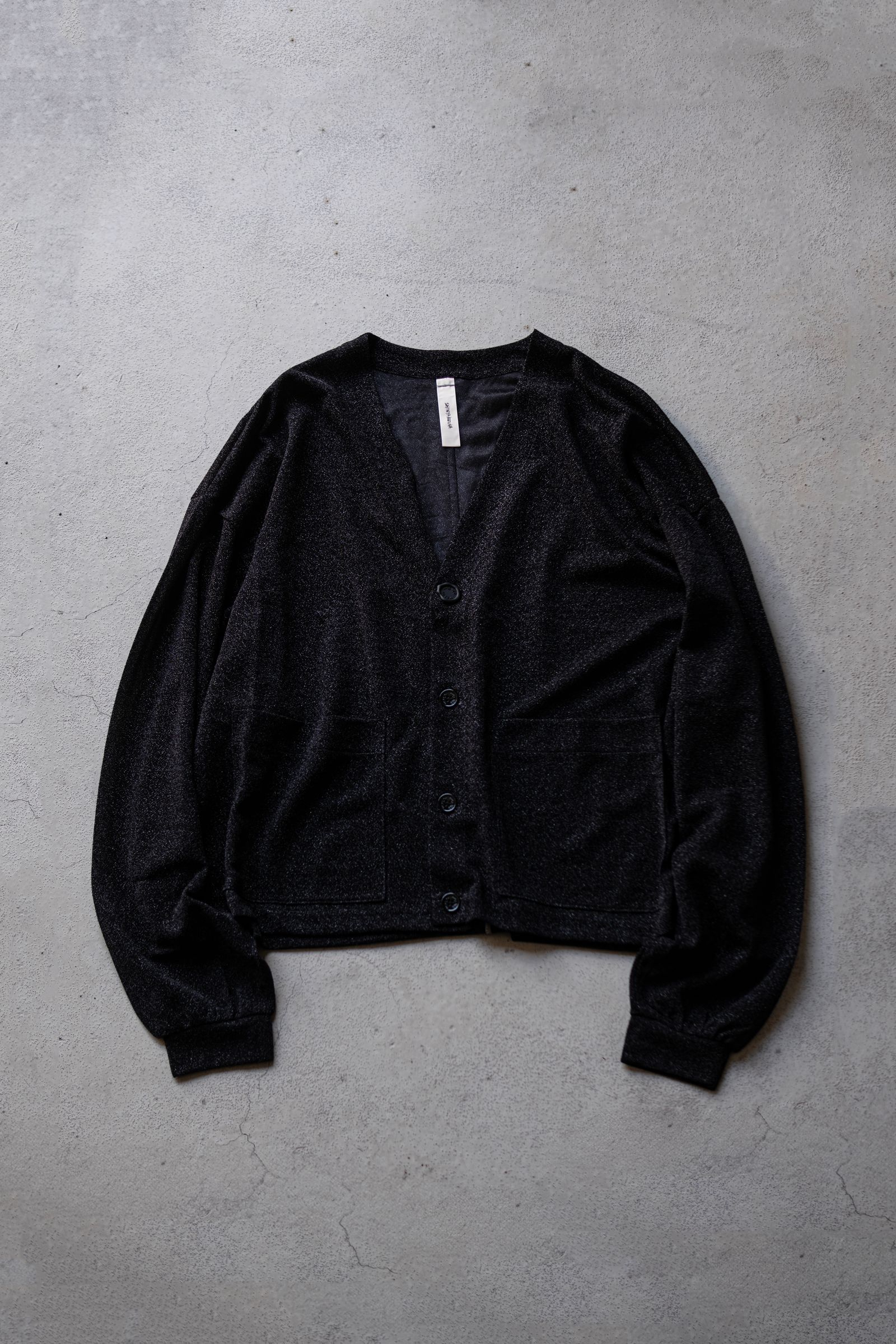 【SUKALA】ジャガードプルオーバー　ブラック　Mサイズ SHINYAKOZUKA - MASSIVE CARDI / METALLIC BLUE | Retikle