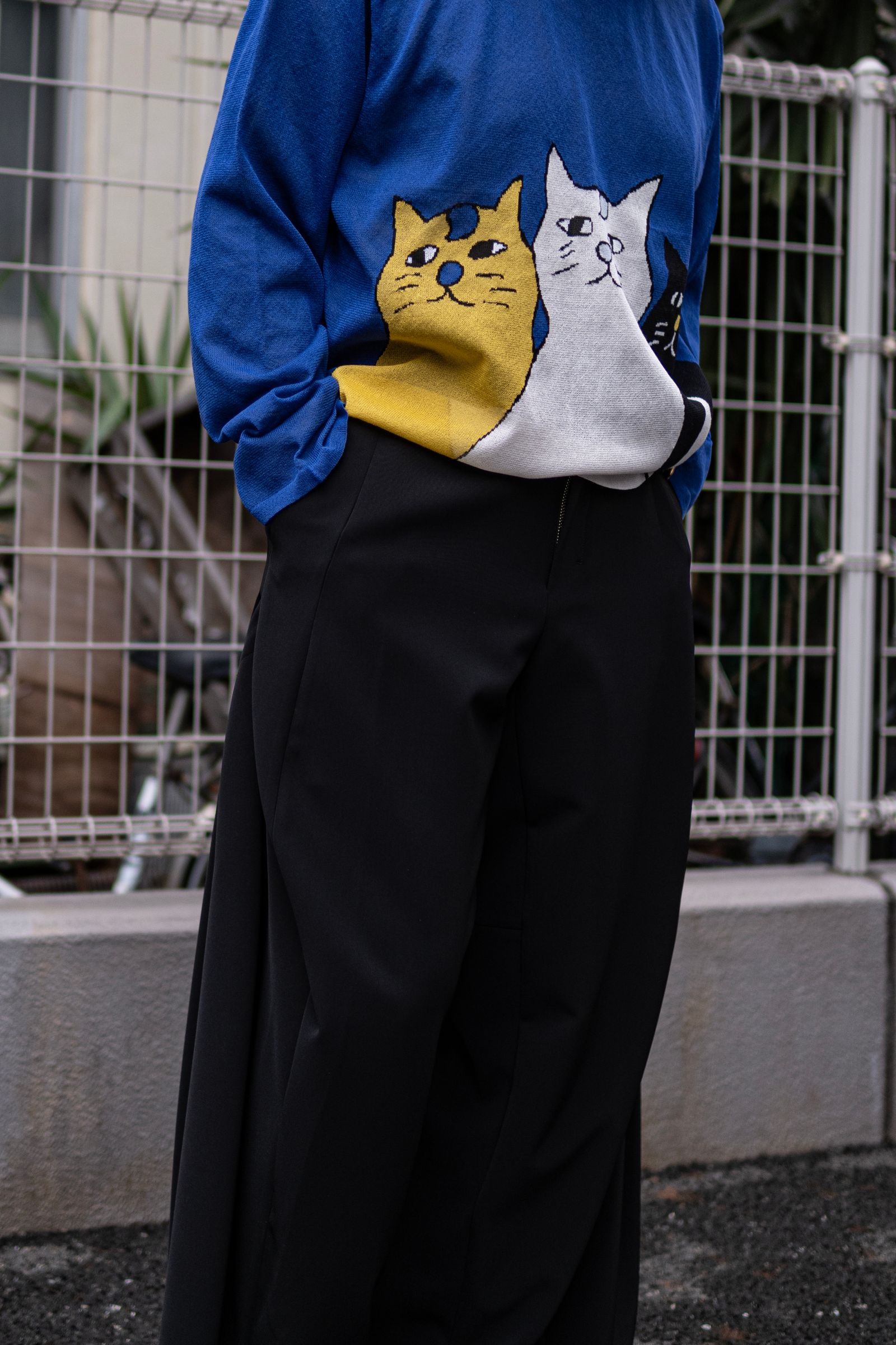 EGG BAGGY / COLOURLESS BLACK