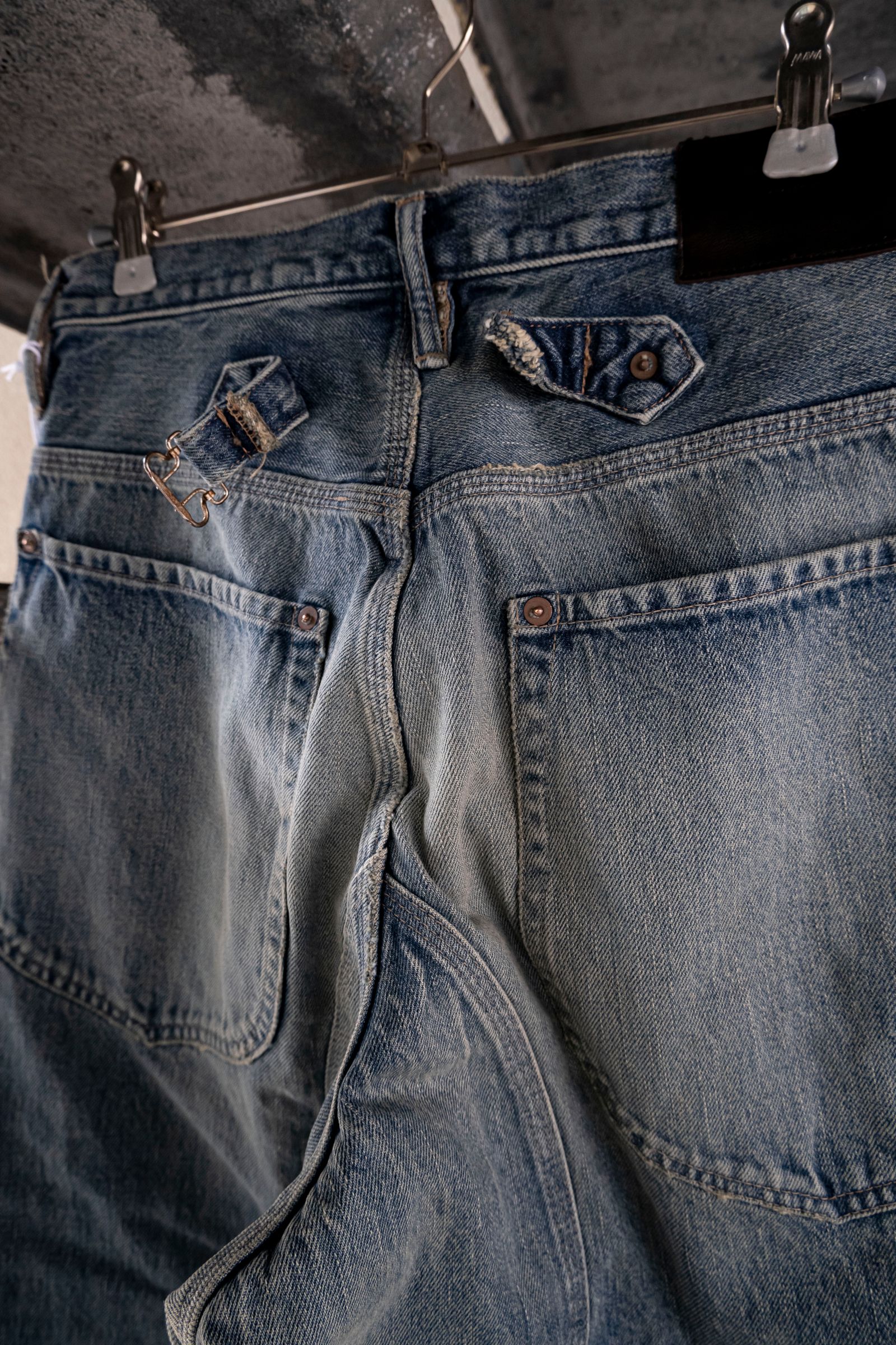 SUGARHILL - 【SUGARHILL×UNUSED】FADED DOUBLE KNEE DENIM PANTS ...