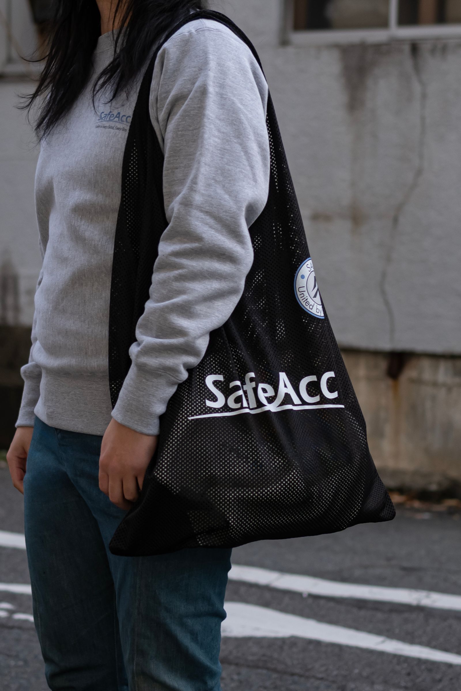 "SafeAcc" Bib Tote / Black