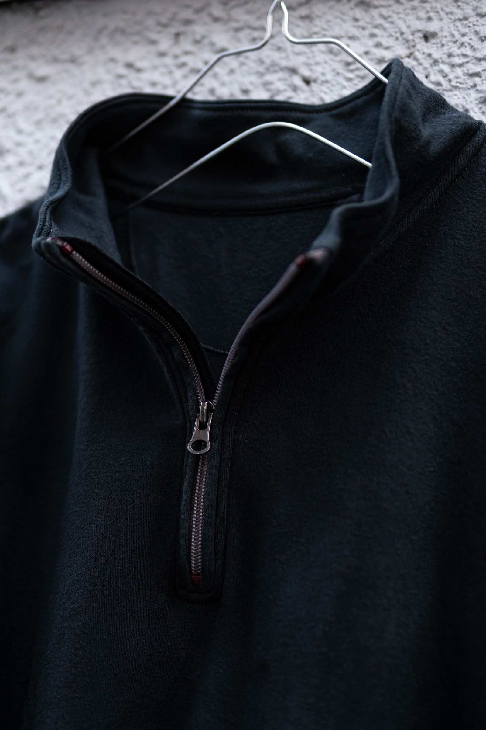 Remake "Dye" Half zip sweat