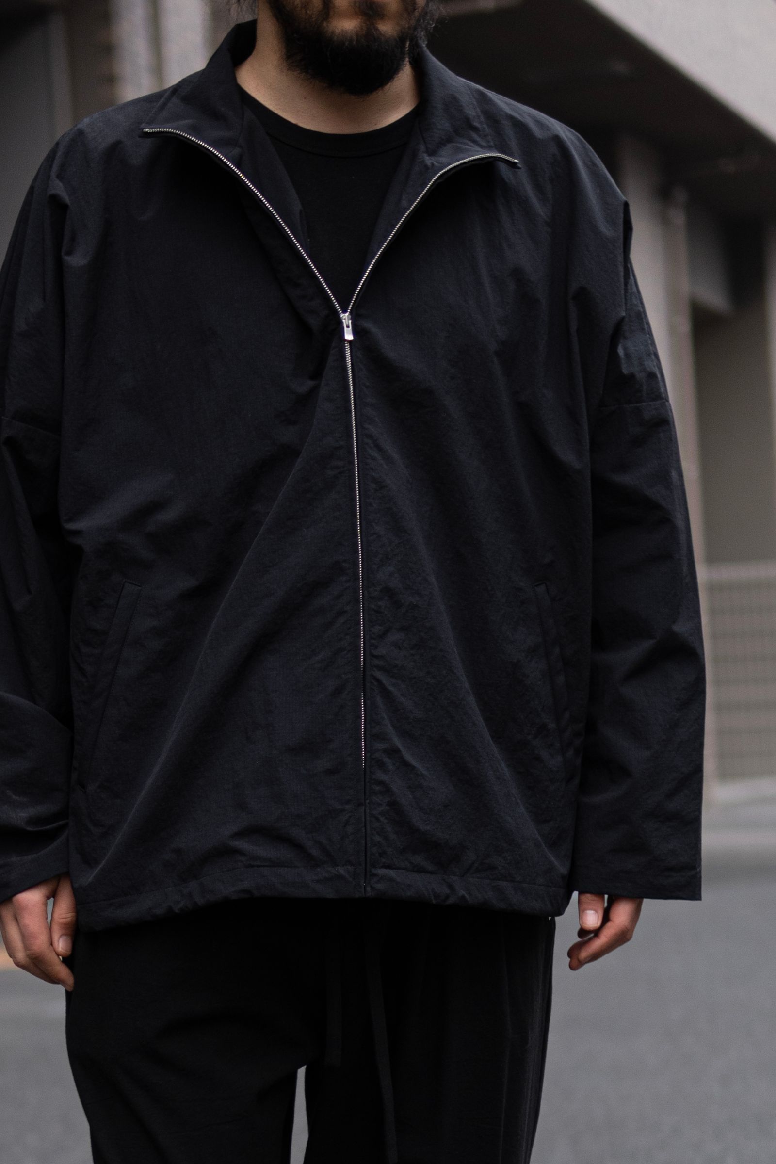 Ripstop Nylon Track JKT / Black
