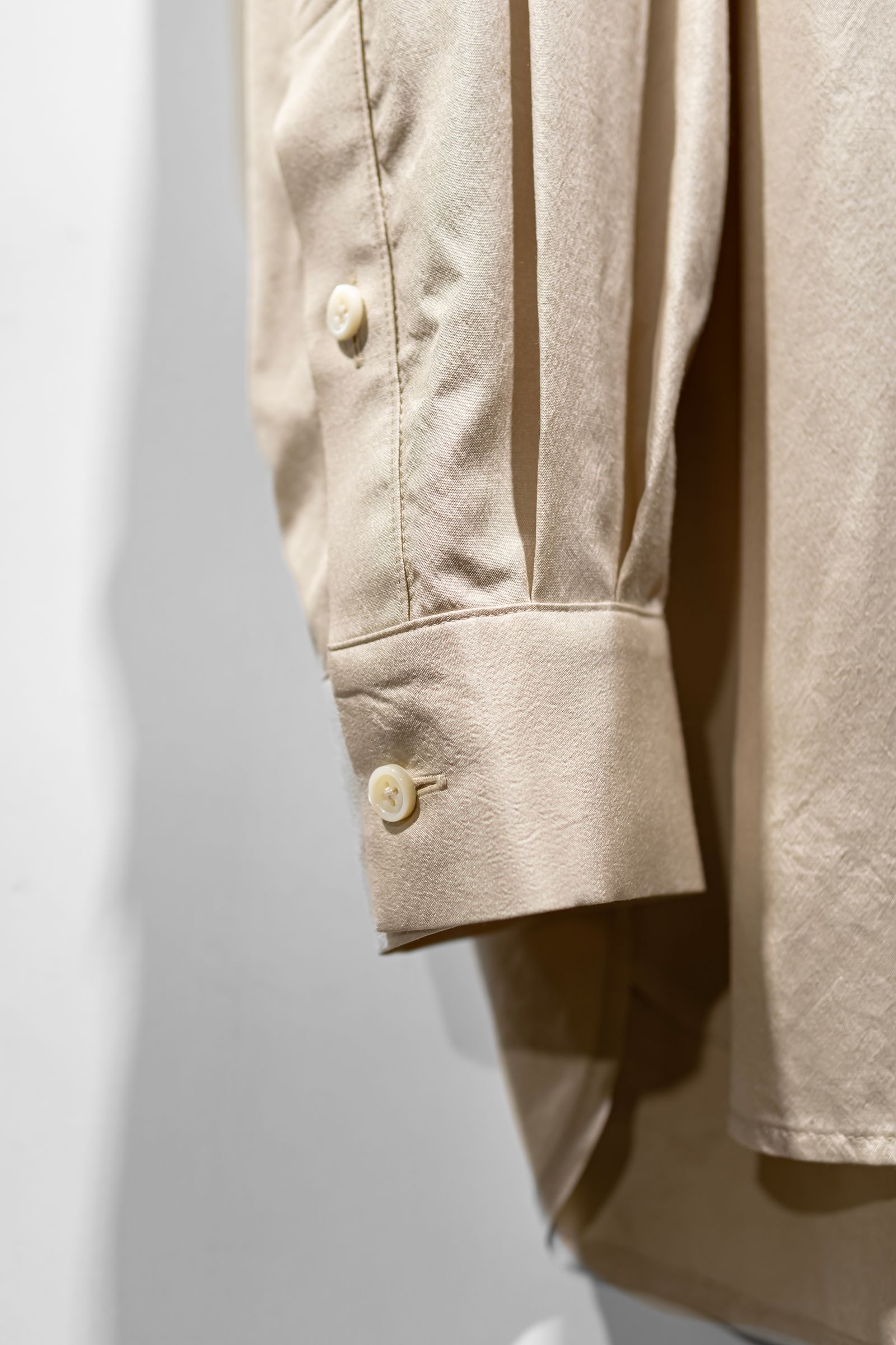 Blanc YM - Silk Wide Shirt / White | Retikle Online Store