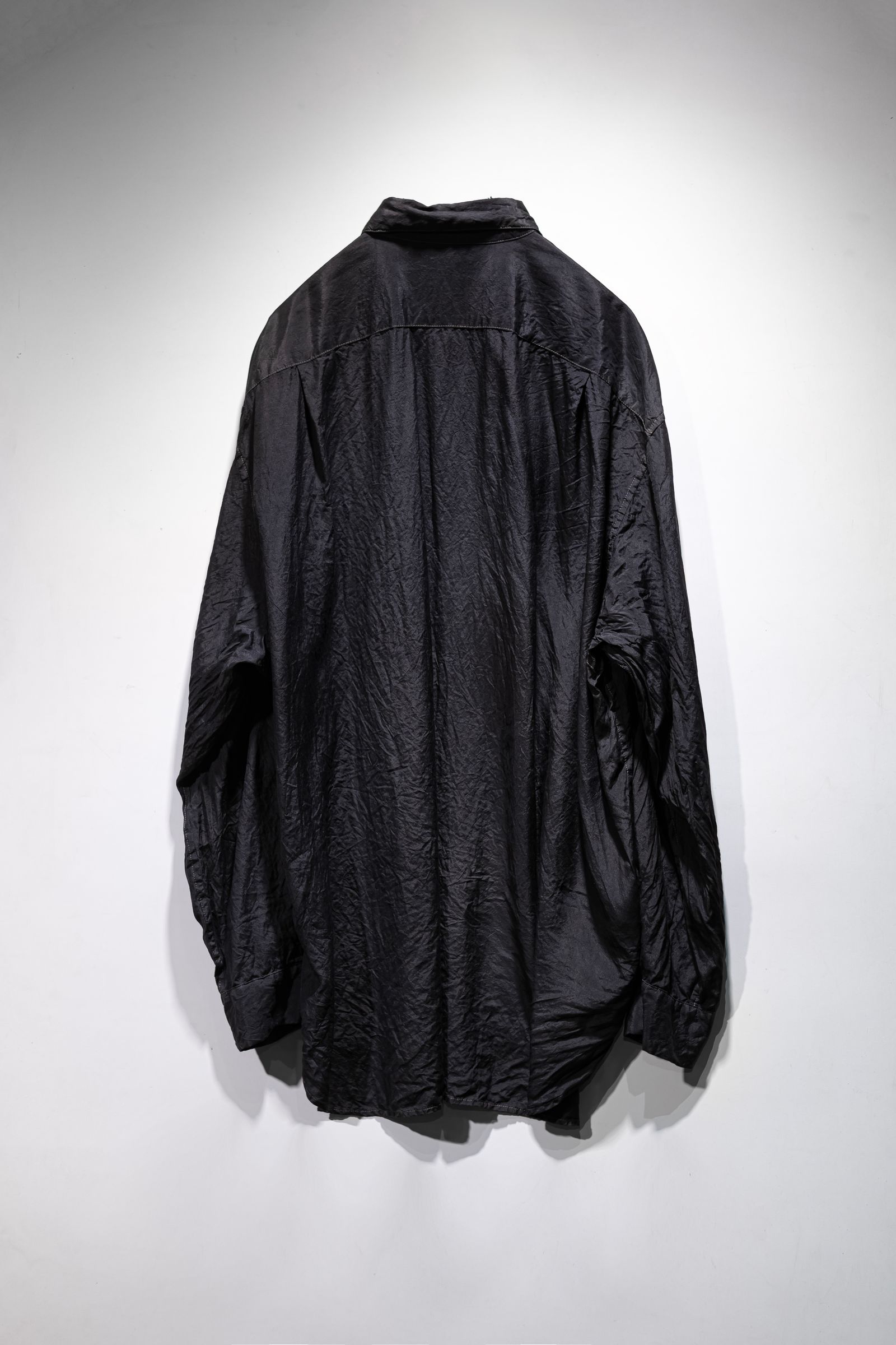 Blanc YM - 【Blanc YM×Retikle】Silk Wide Shirt | Retikle Online Store