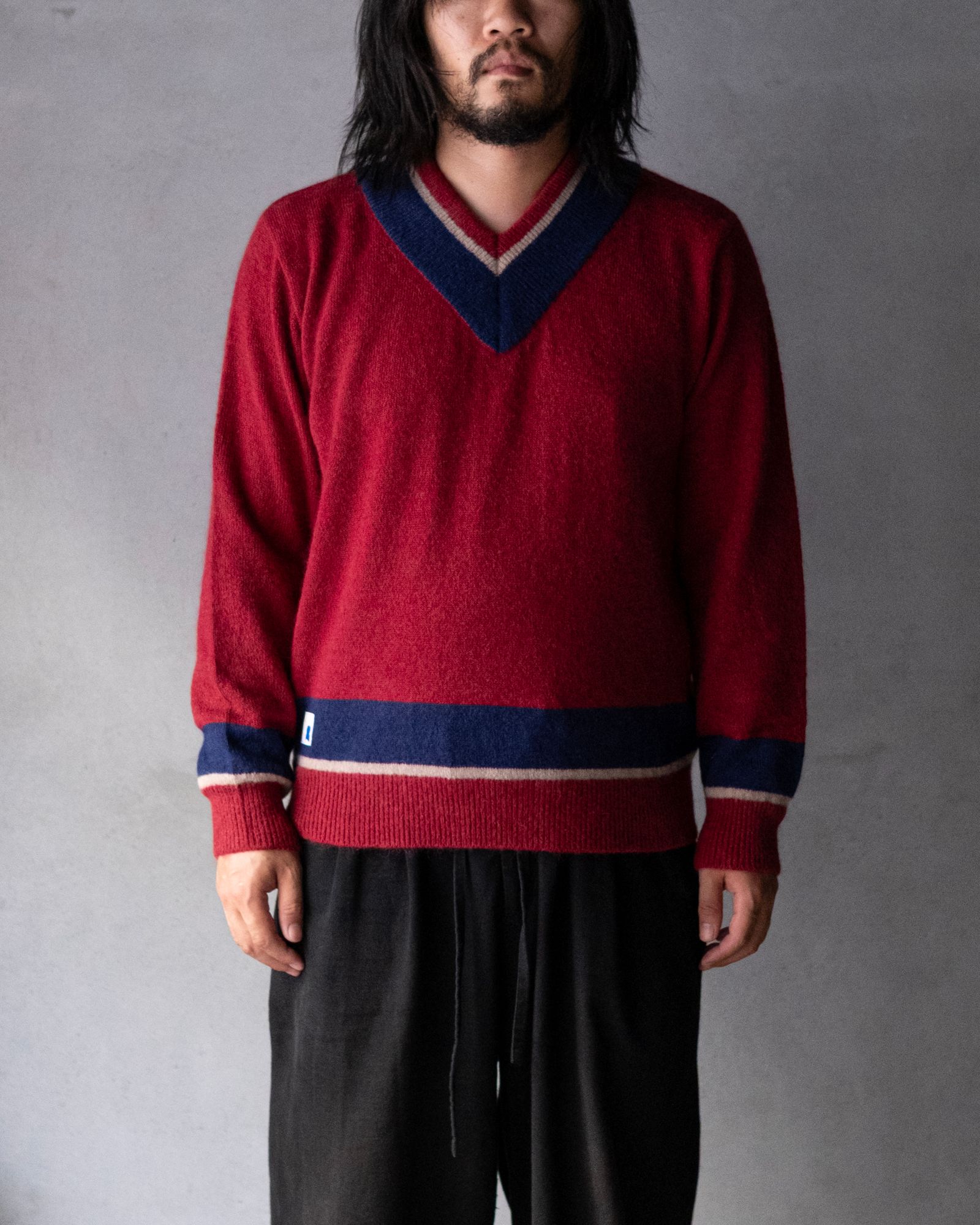 ALPACA TILDEN KNIT / RED