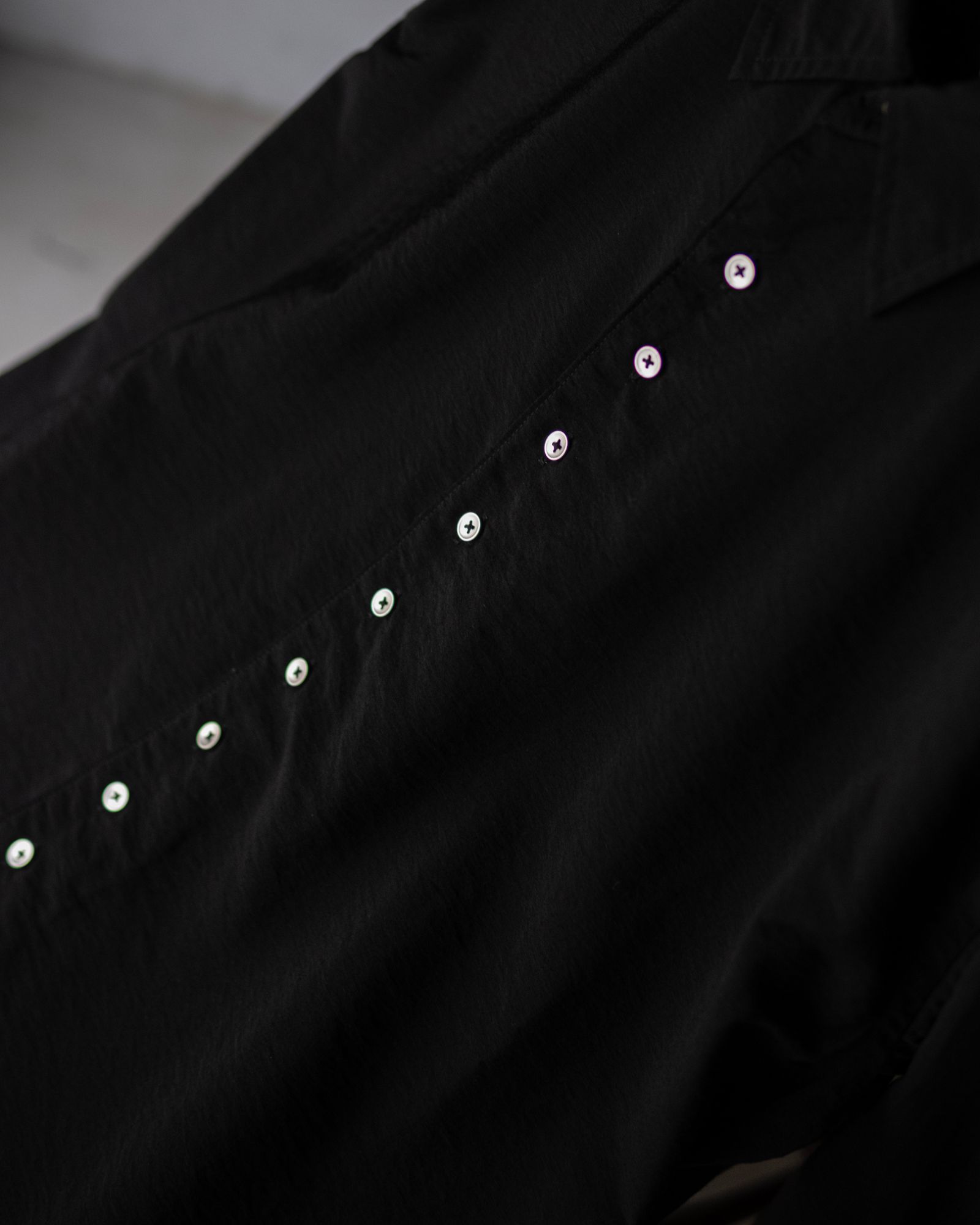 【exclusive】Regular Colar Shirts / Black