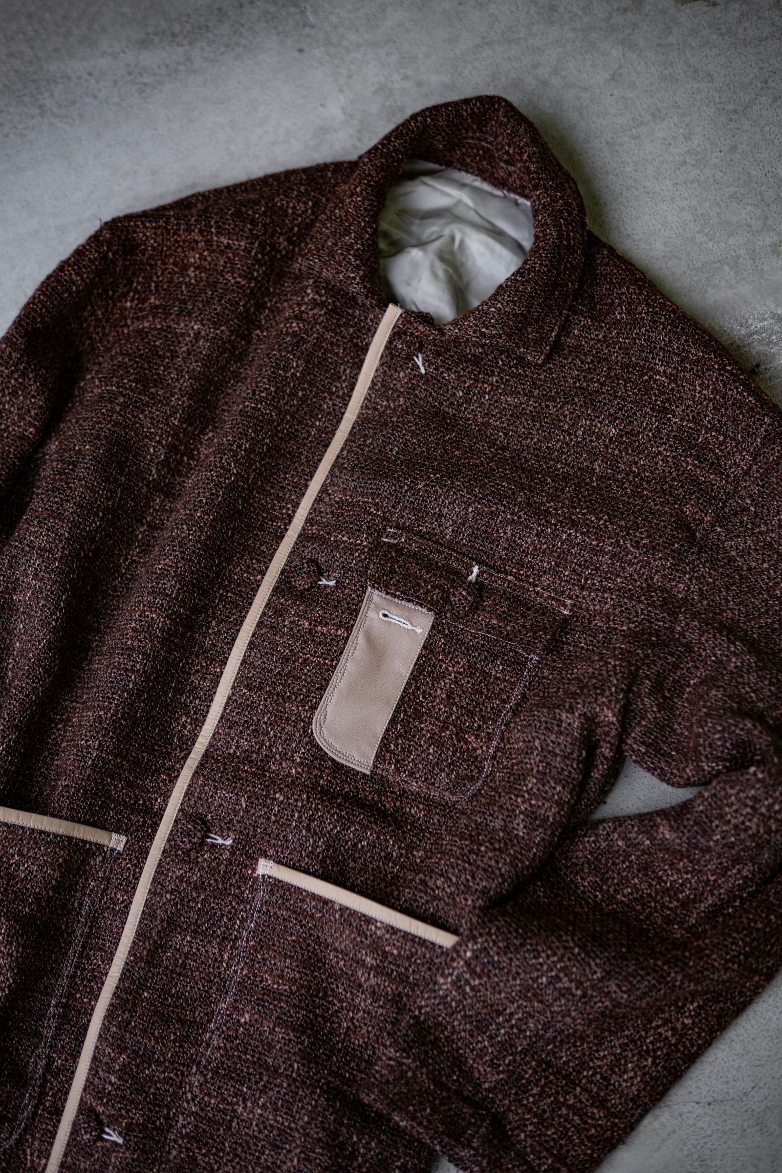 TRISPIN TWEED SOUTHERN JACKET / BROWN