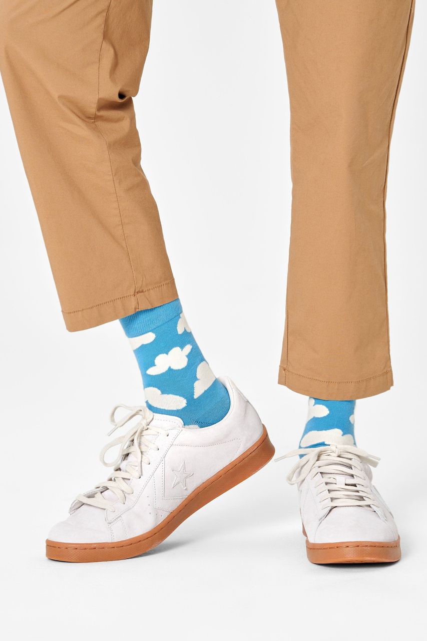 Cloudy Sock / 雲柄クルーソックス