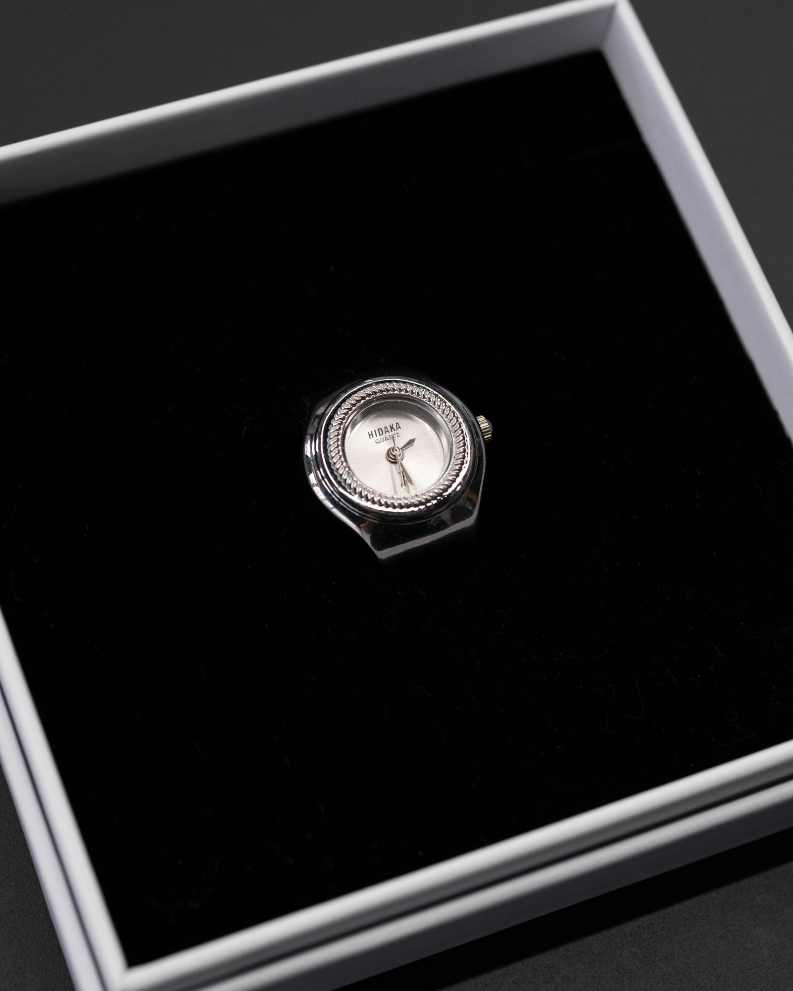 HIDAKA - Ghost Ring Watch / Silver/Silver リングウォッチ 指時計