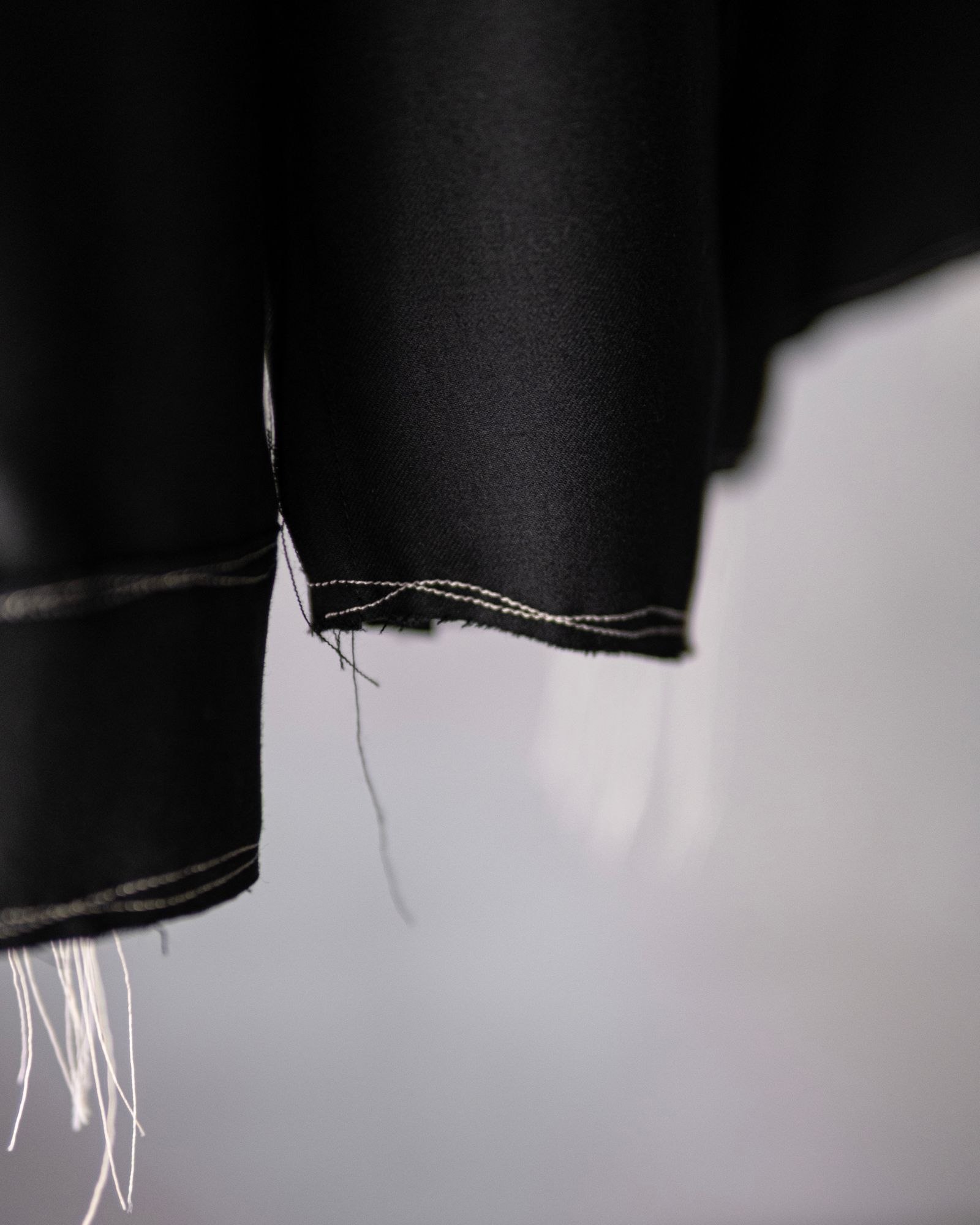 “Washable Super120’s” 60s COLLAR CRAFTSMAN SHIRT / Black