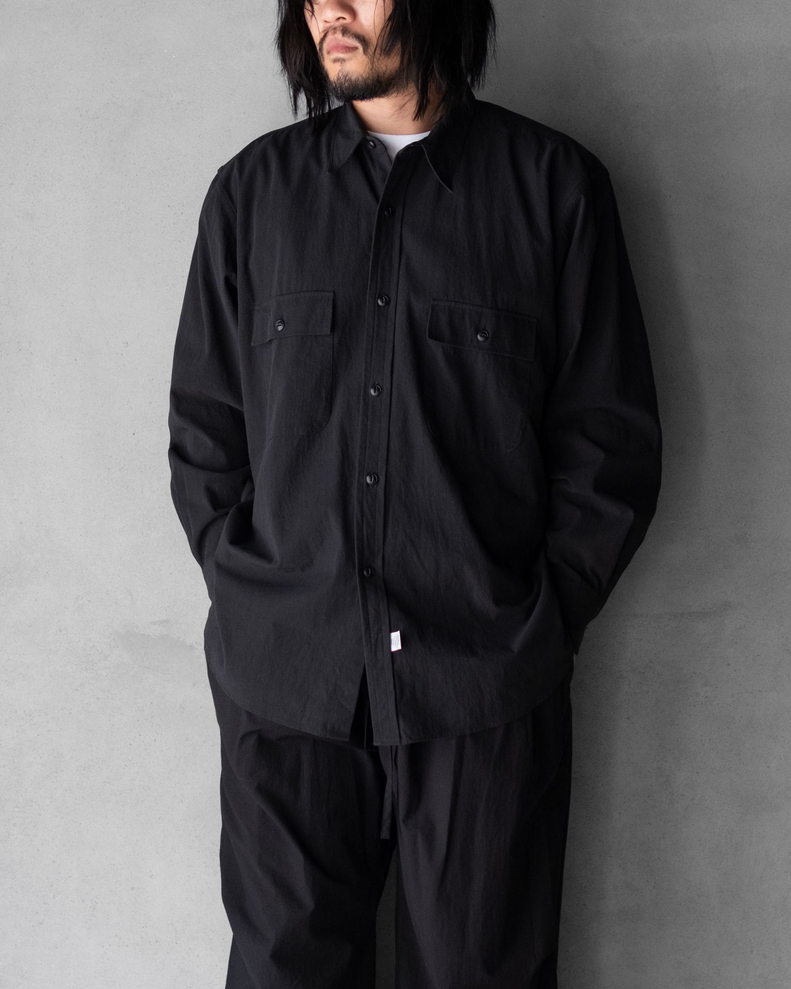 Military Work SH / Black Gabardine