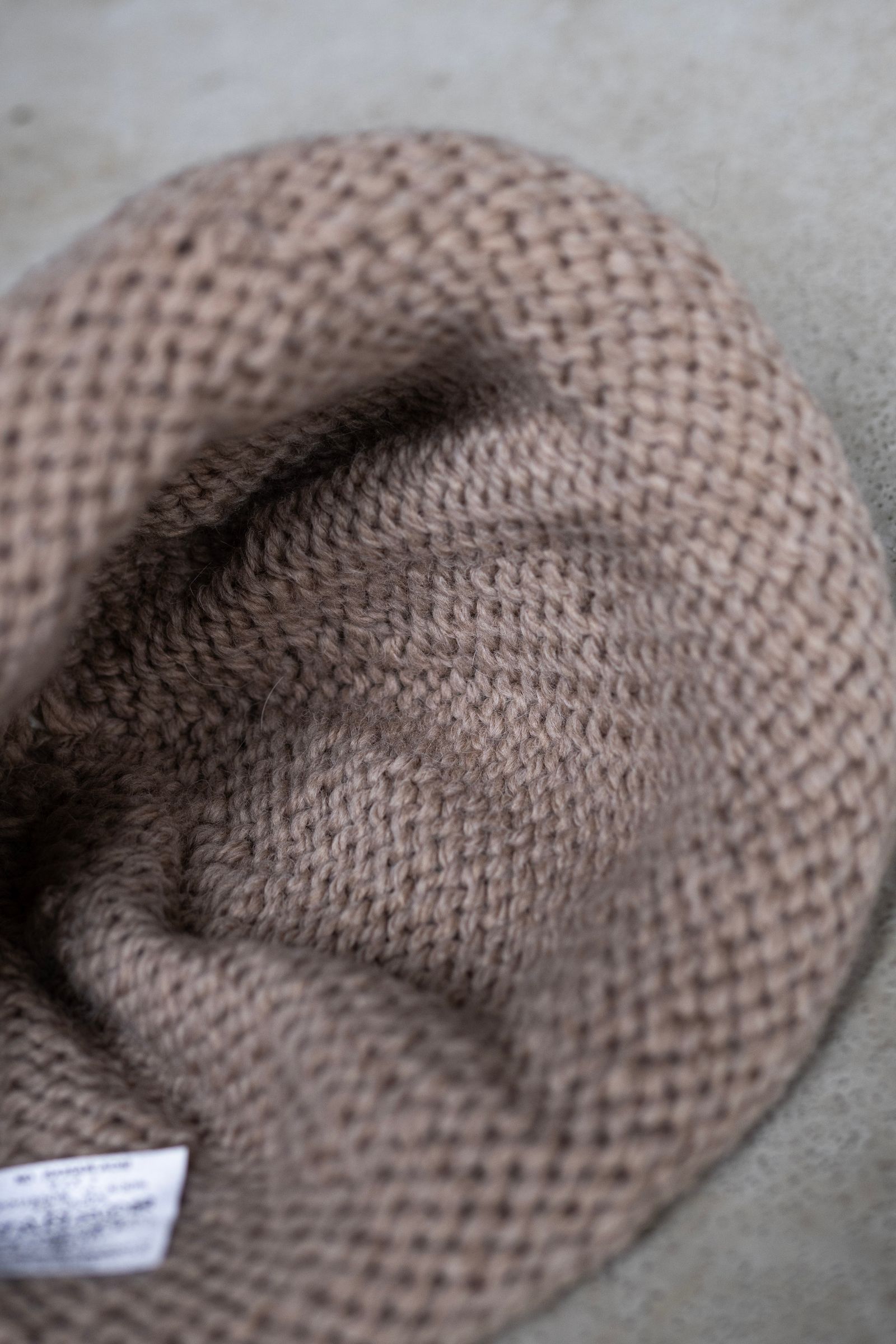 Knit Beanie / Beige
