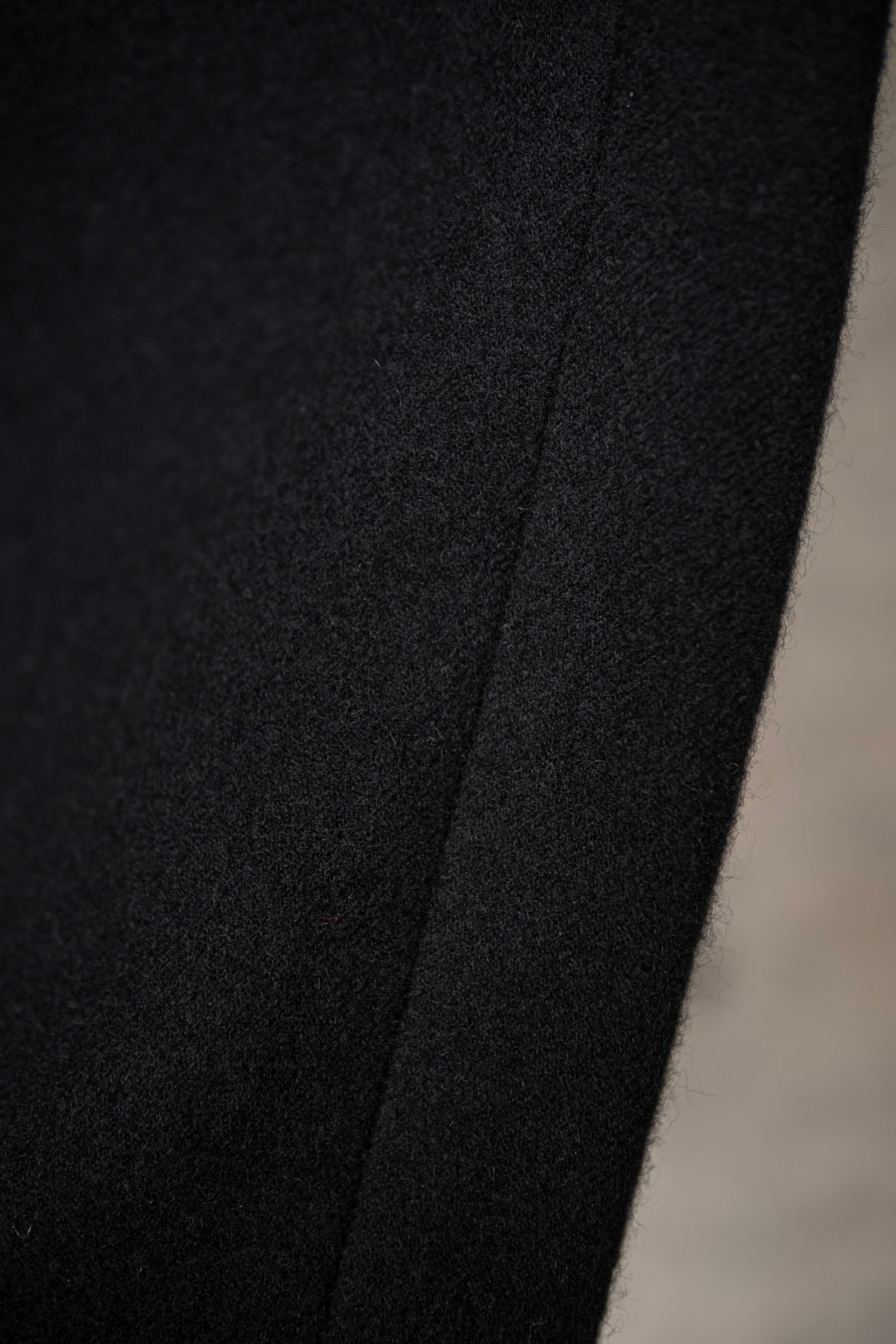CASHMERE WIDE PANTS / BLACK