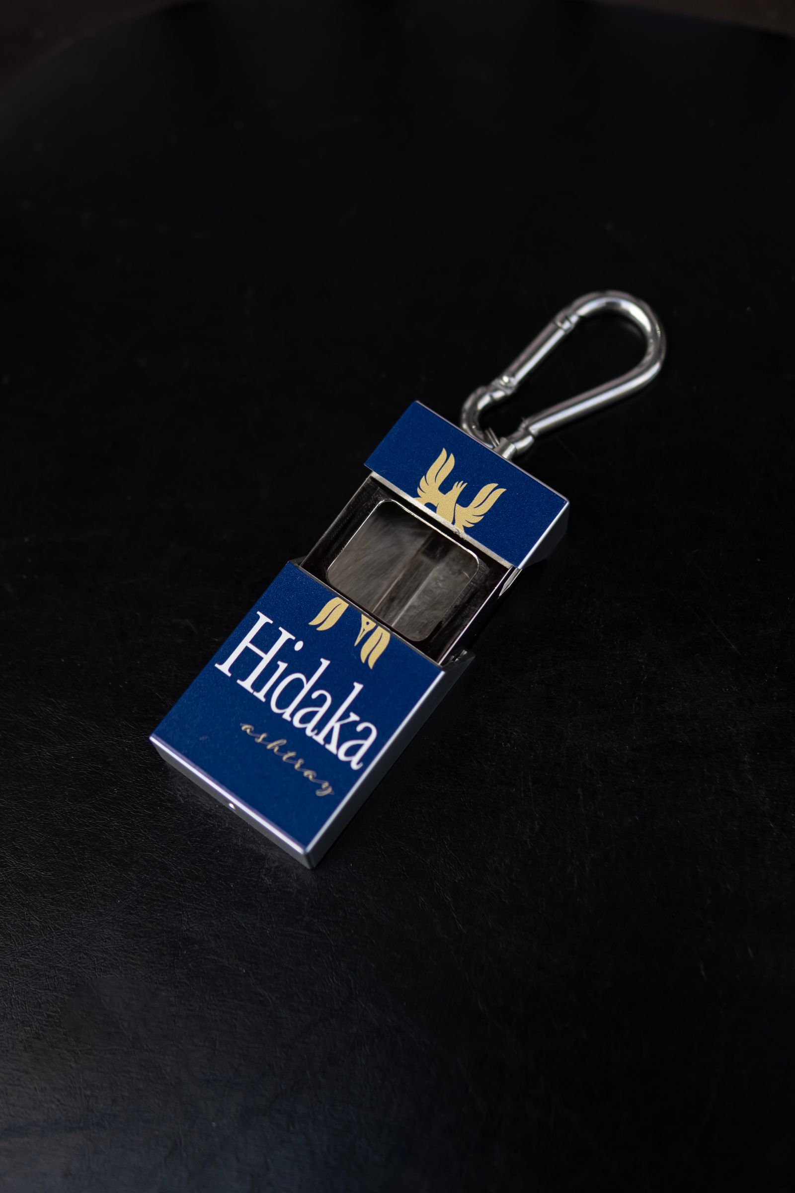 Portable Ashtray - Peace / Navy