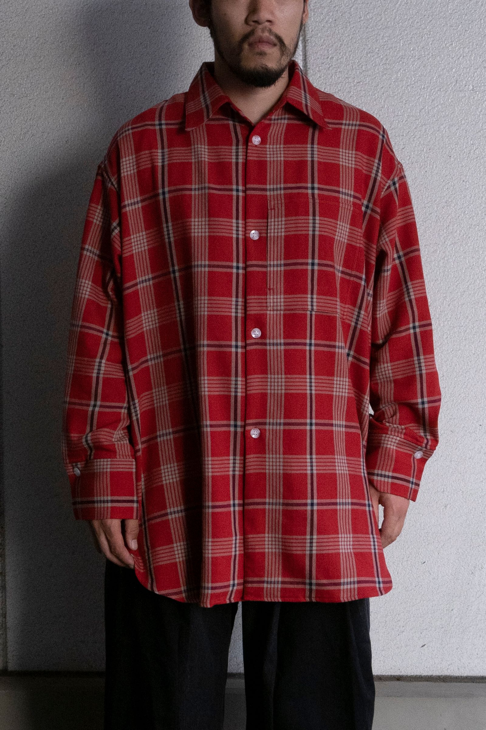 SHINYAKOZUKA - His Shirt / RED | Retikle Online Store