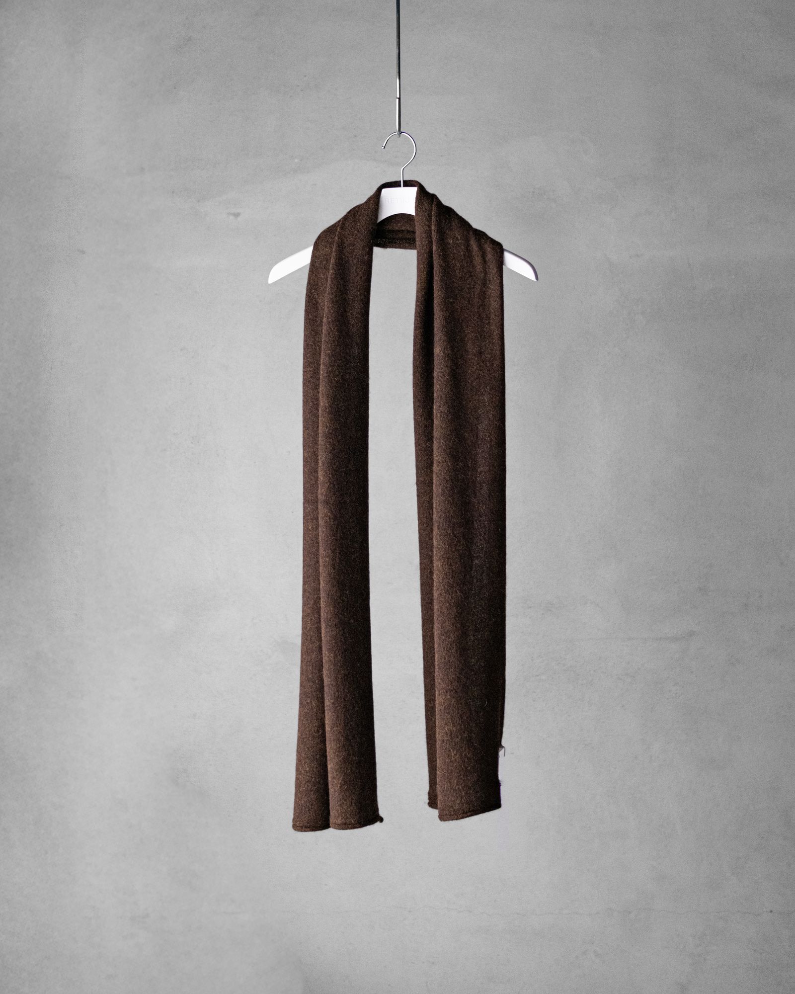 Baby Alpaca Muffler / Deep Brown