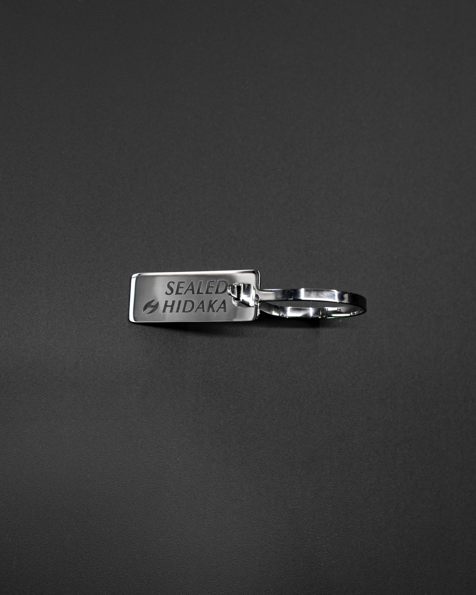 Seal-tag Key Ring / Silver