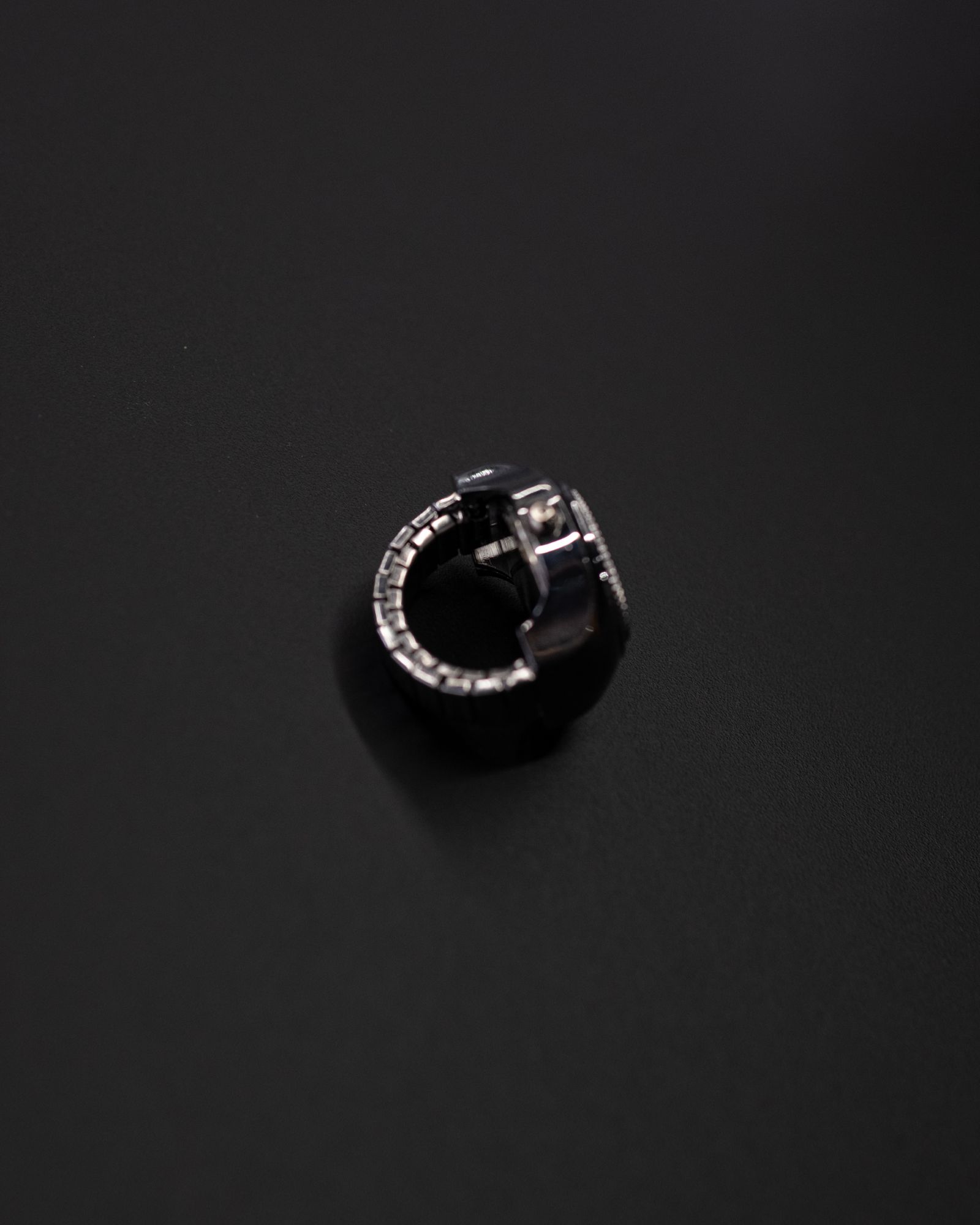 HIDAKA - Ghost Ring Watch / Silver/Silver リングウォッチ 指時計
