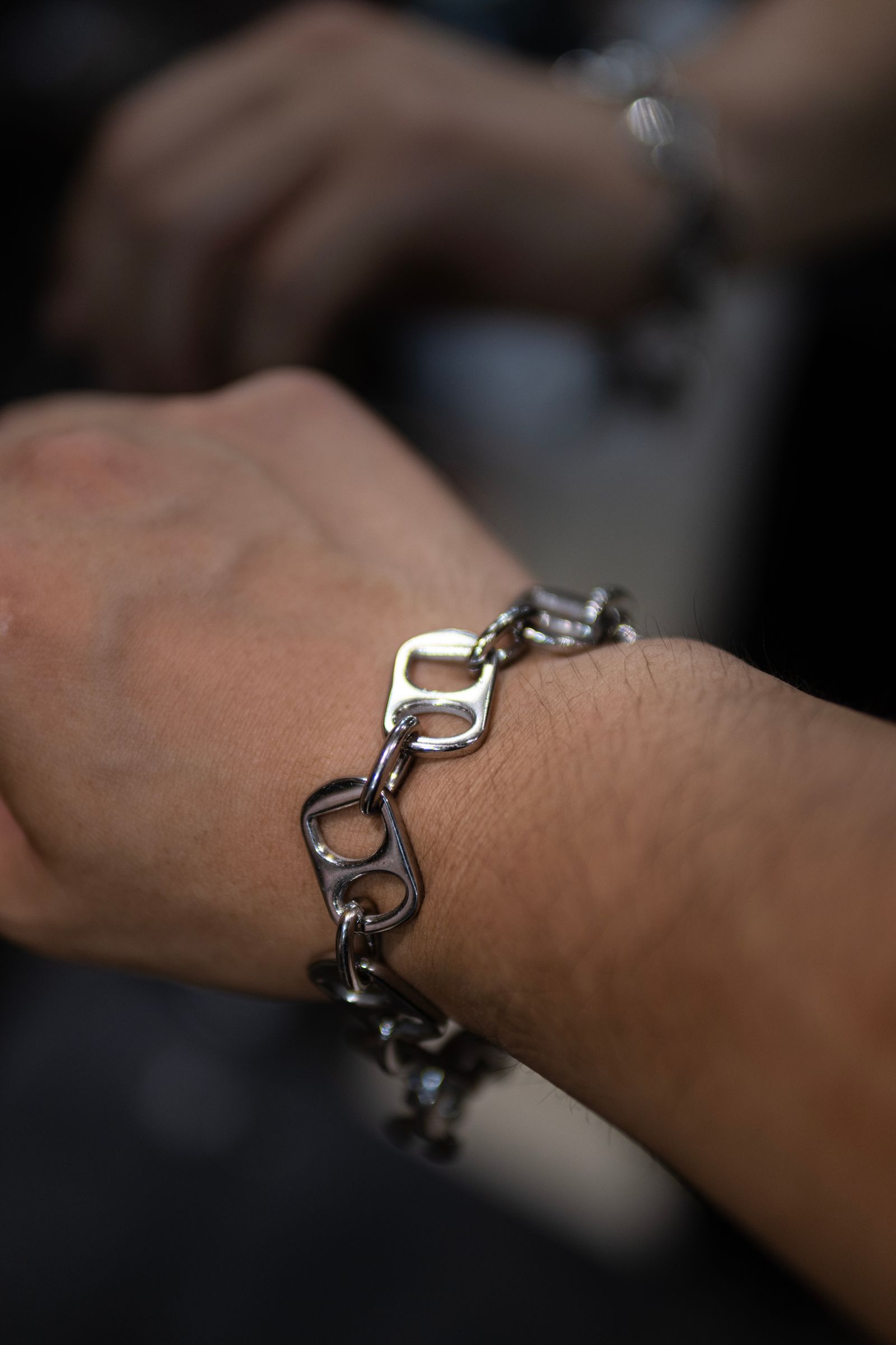 アクセサリー HIDAKA - PULL TAB CHAIN BRACELET HIDAKA - PULL TAB BRACELET / SILVER | Retikle Online Store