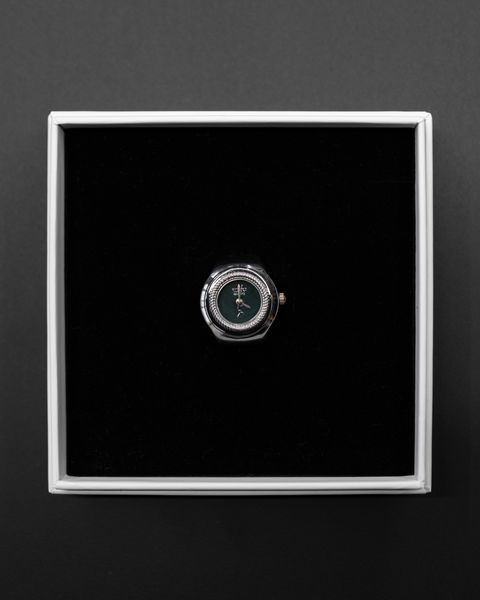 Ghost Ring Watch / Silver/Green
