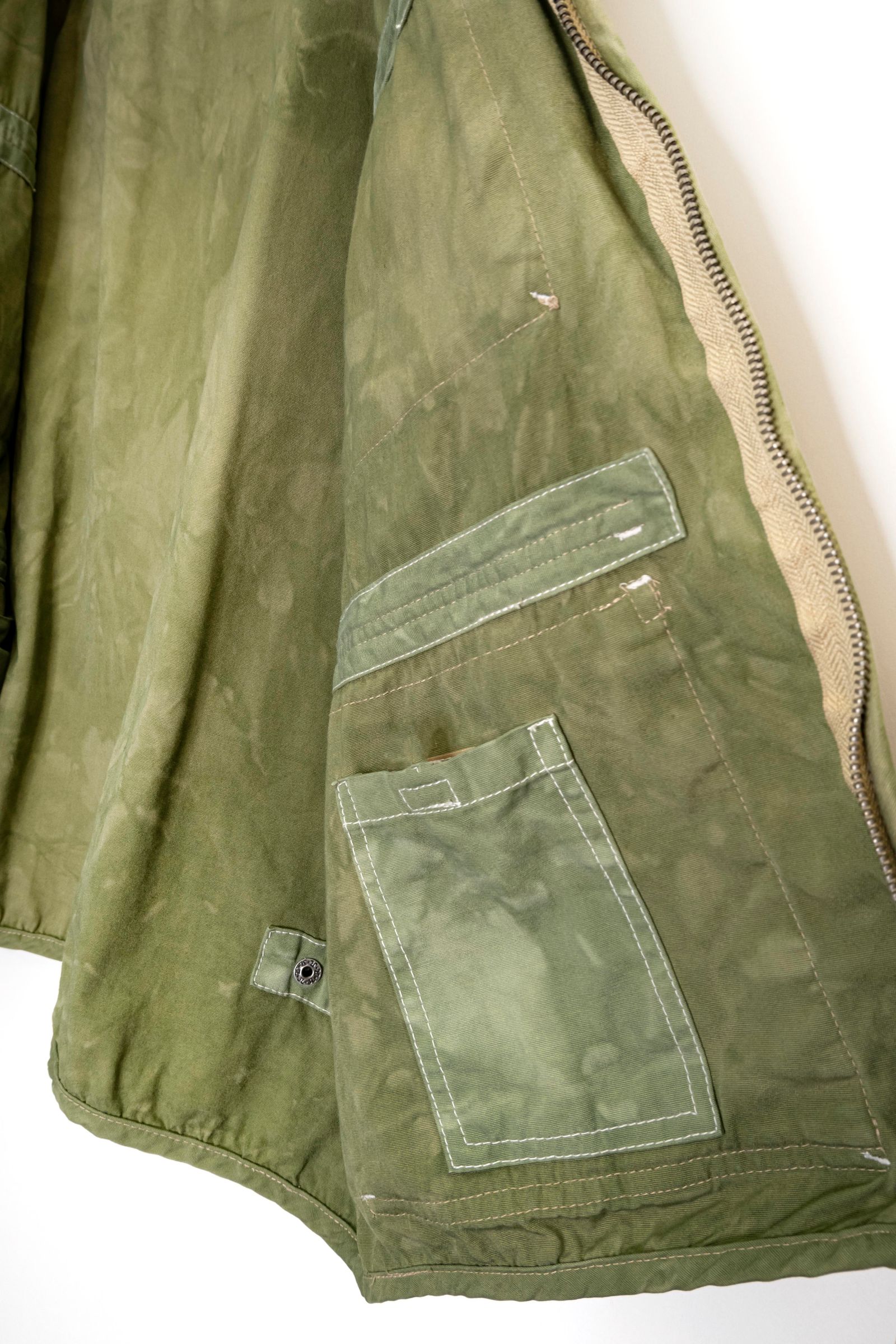 Remake Pigment Dye Fishing Vest / リメイクムラ染めフィッシングベスト