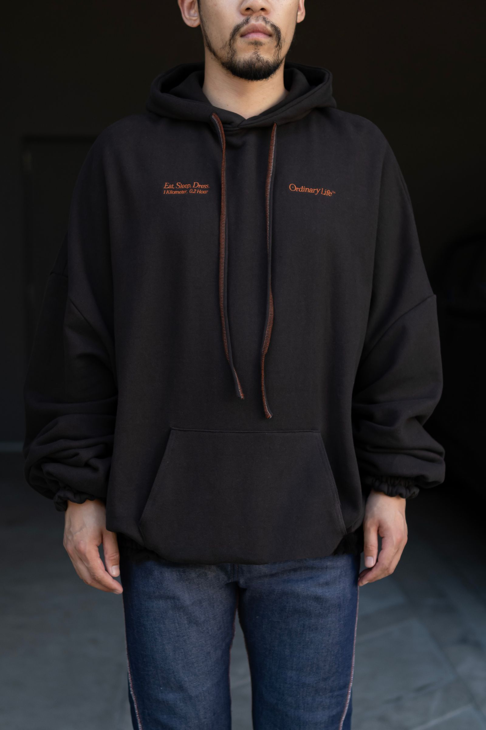 SHINYAKOZUKA - ORDINARY GIANT HOODIE / OFF BLACK