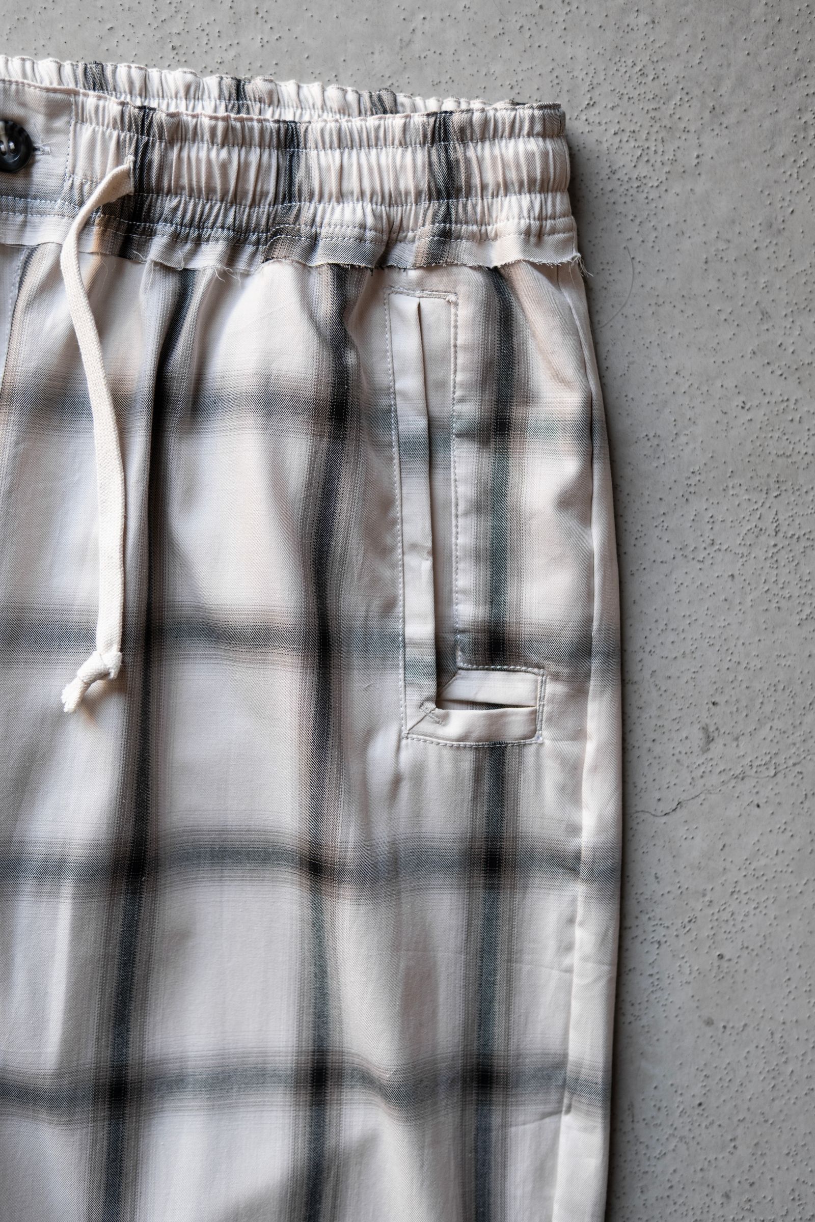 Cotton Ombre L-pocket Craftsman Pajama Pants / Beige