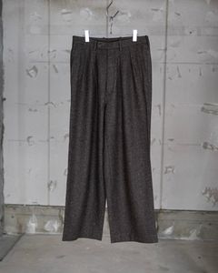 TUCKED BAGGY PANTS / MOCHA GREY