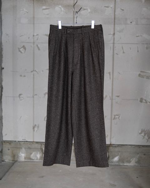 TUCKED BAGGY PANTS / MOCHA GREY