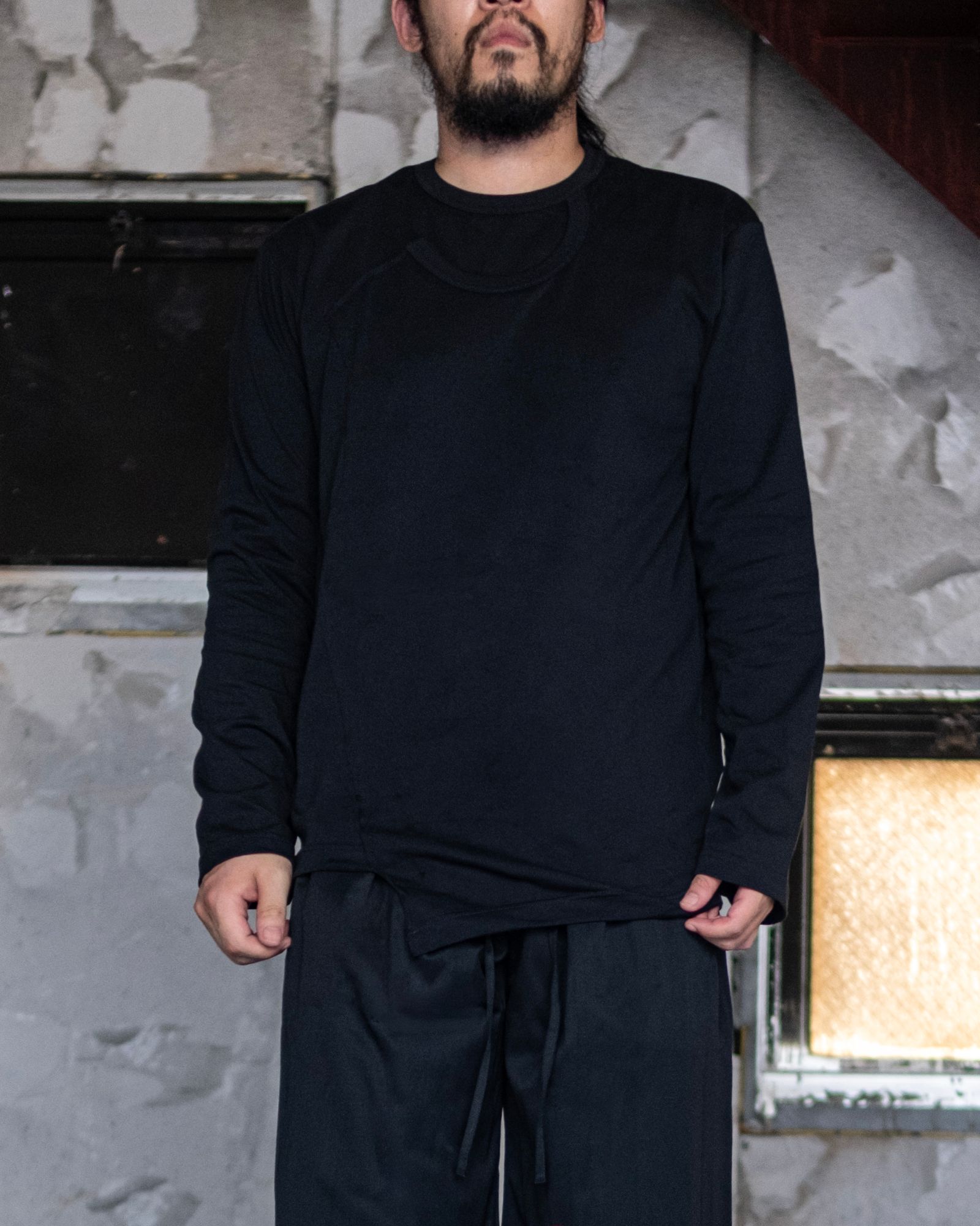 Docking Long T-Shirt / Black