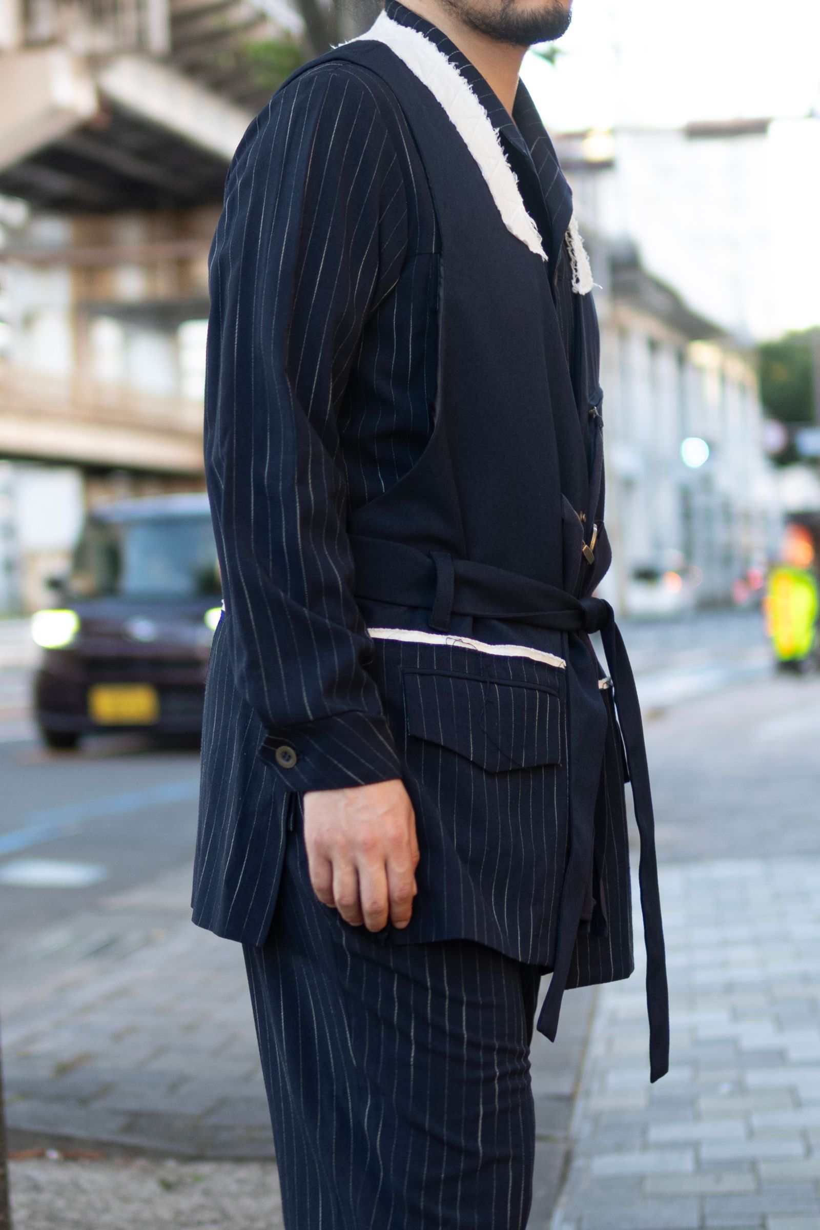 Oversized gilet / nvy