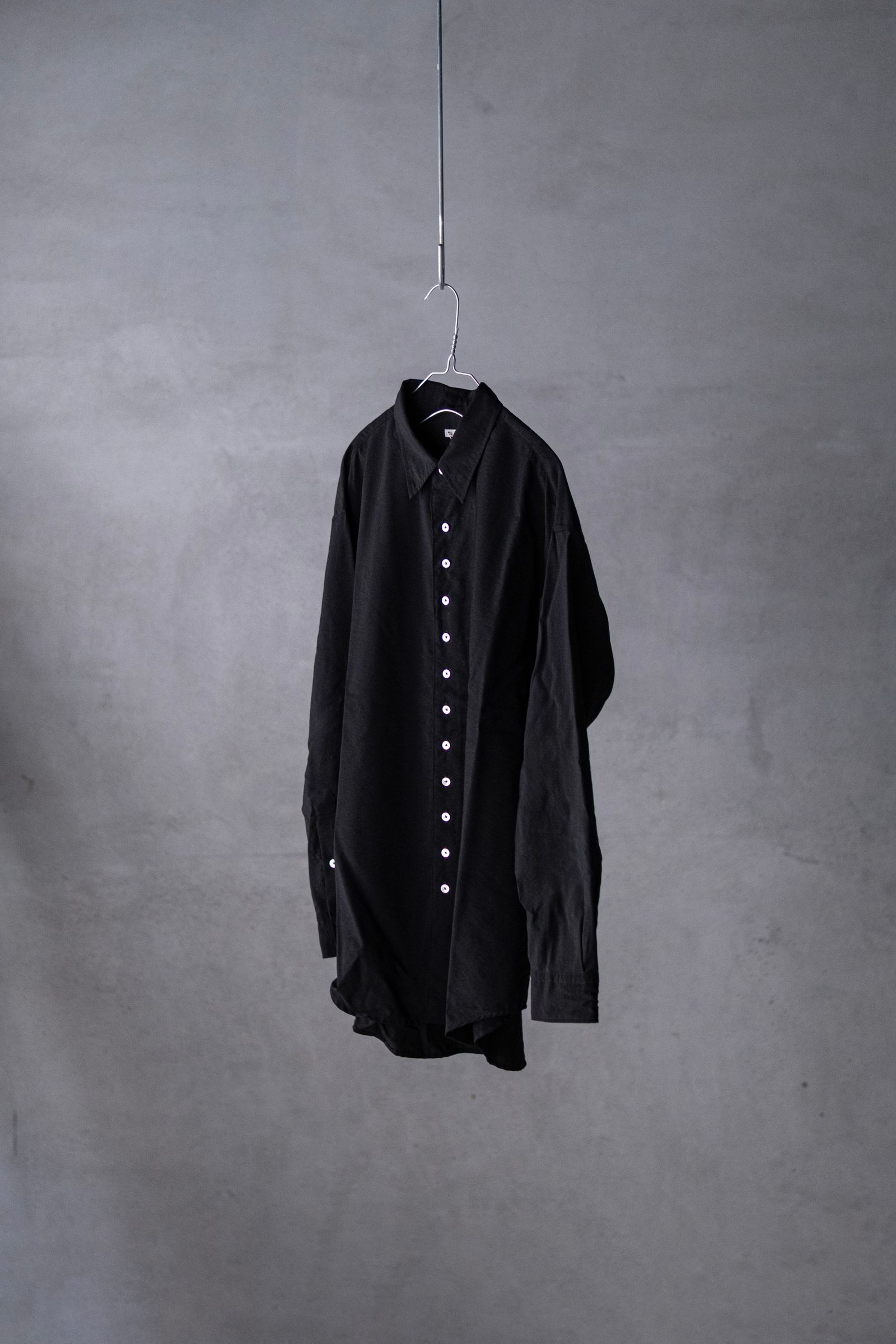 【exclusive】Regular Colar Shirts / Black