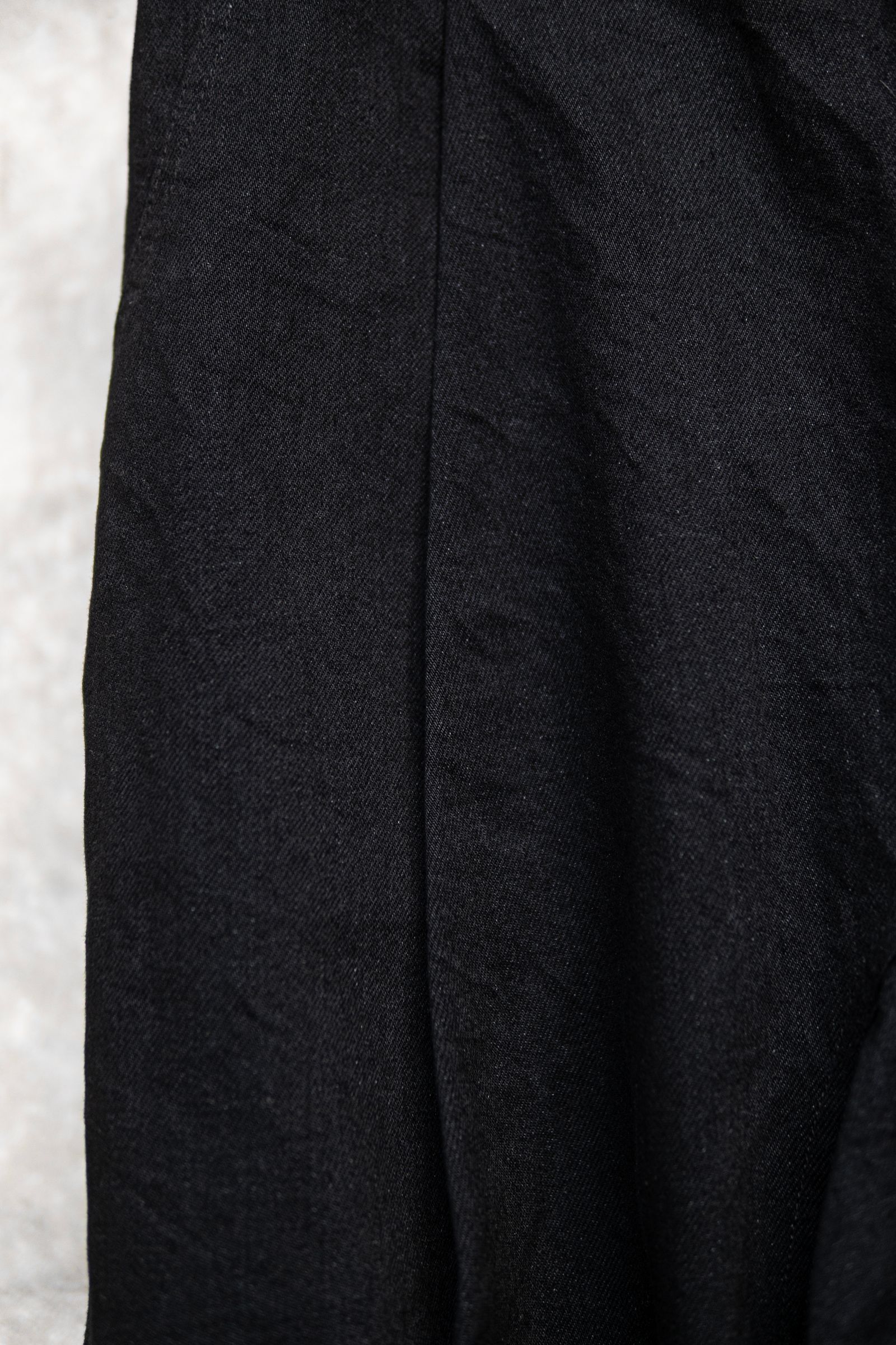 Denim Tapered Pants / Black