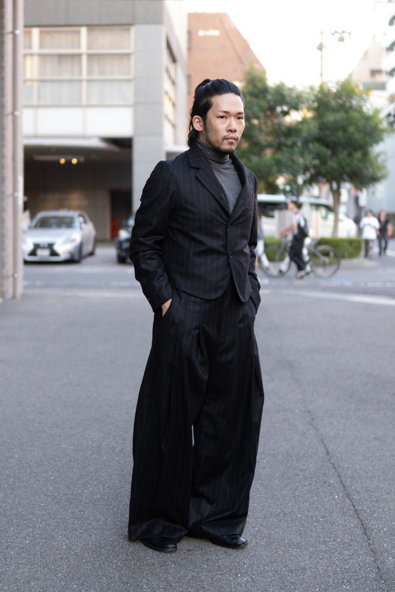 SHINYAKOZUKA - Dear, BAGGY / CHALK STRIPE | Retikle Online Store