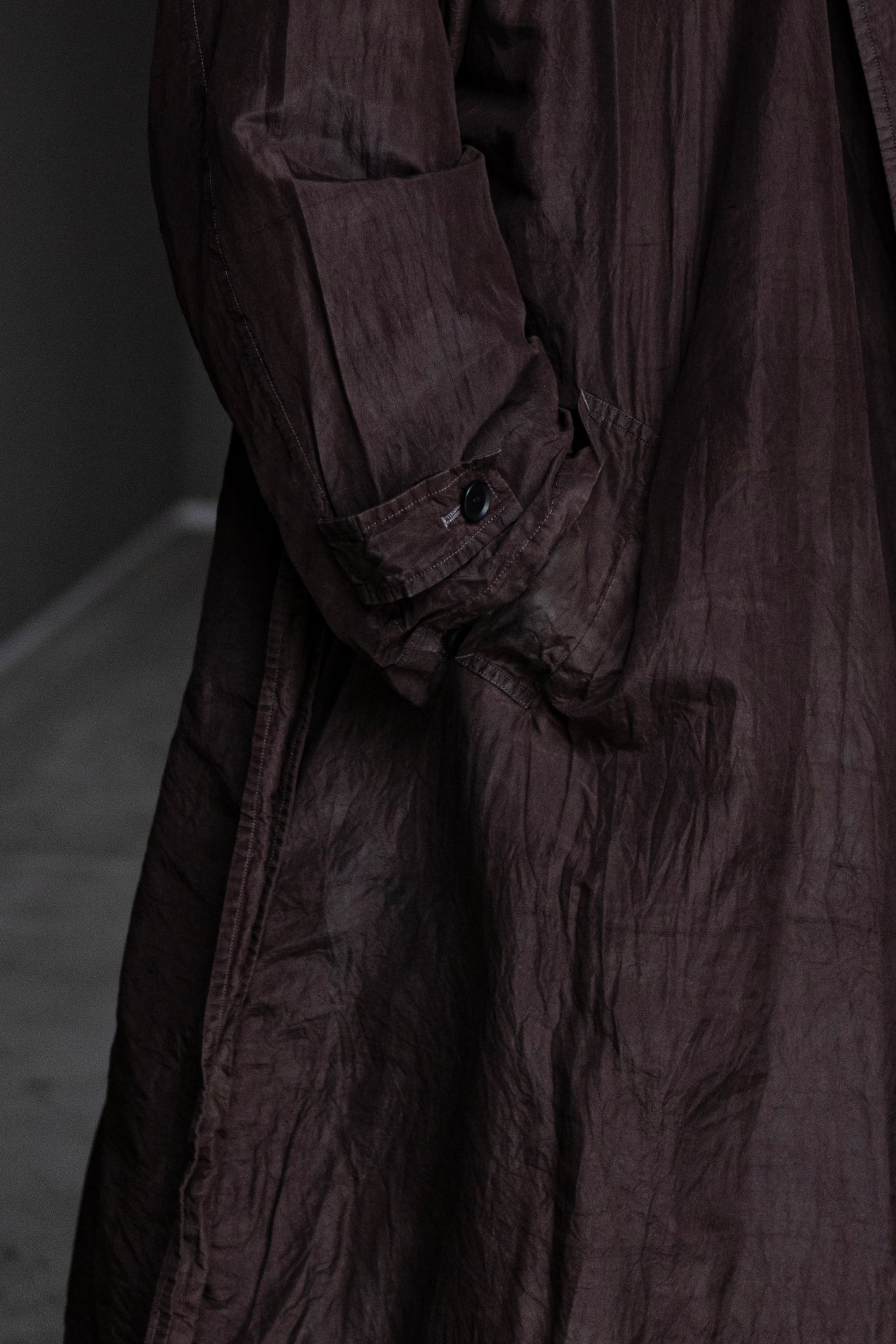 【Blanc YM×Retikle】Silk kakishibu coat