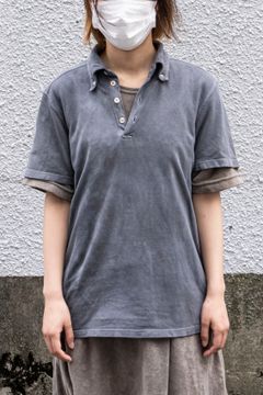 Remake "sumizome" Polo-Shirt