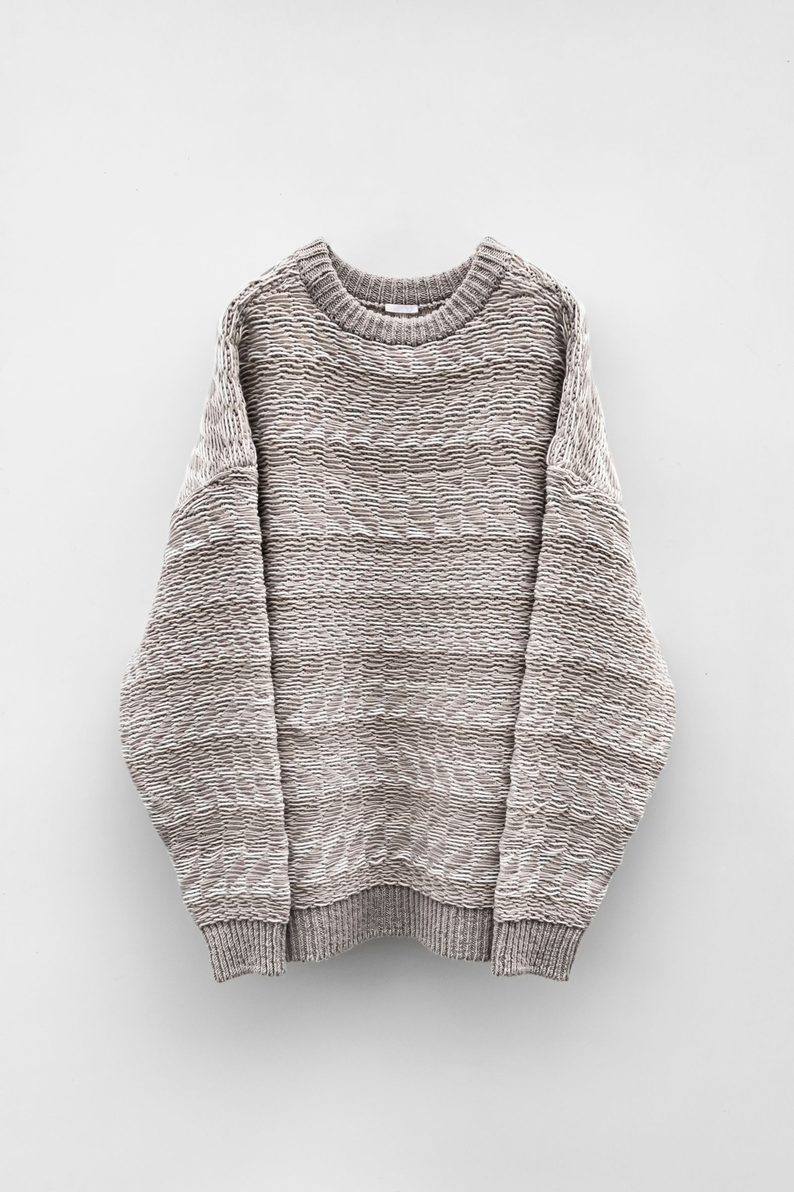 Blanc YM - Inside out Knit Pullover / Beige | Retikle Online Store