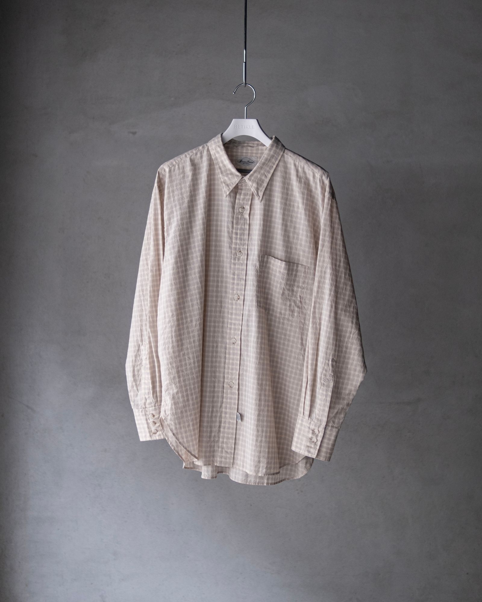 3 Button Regular Collar SH / L.Beige CH