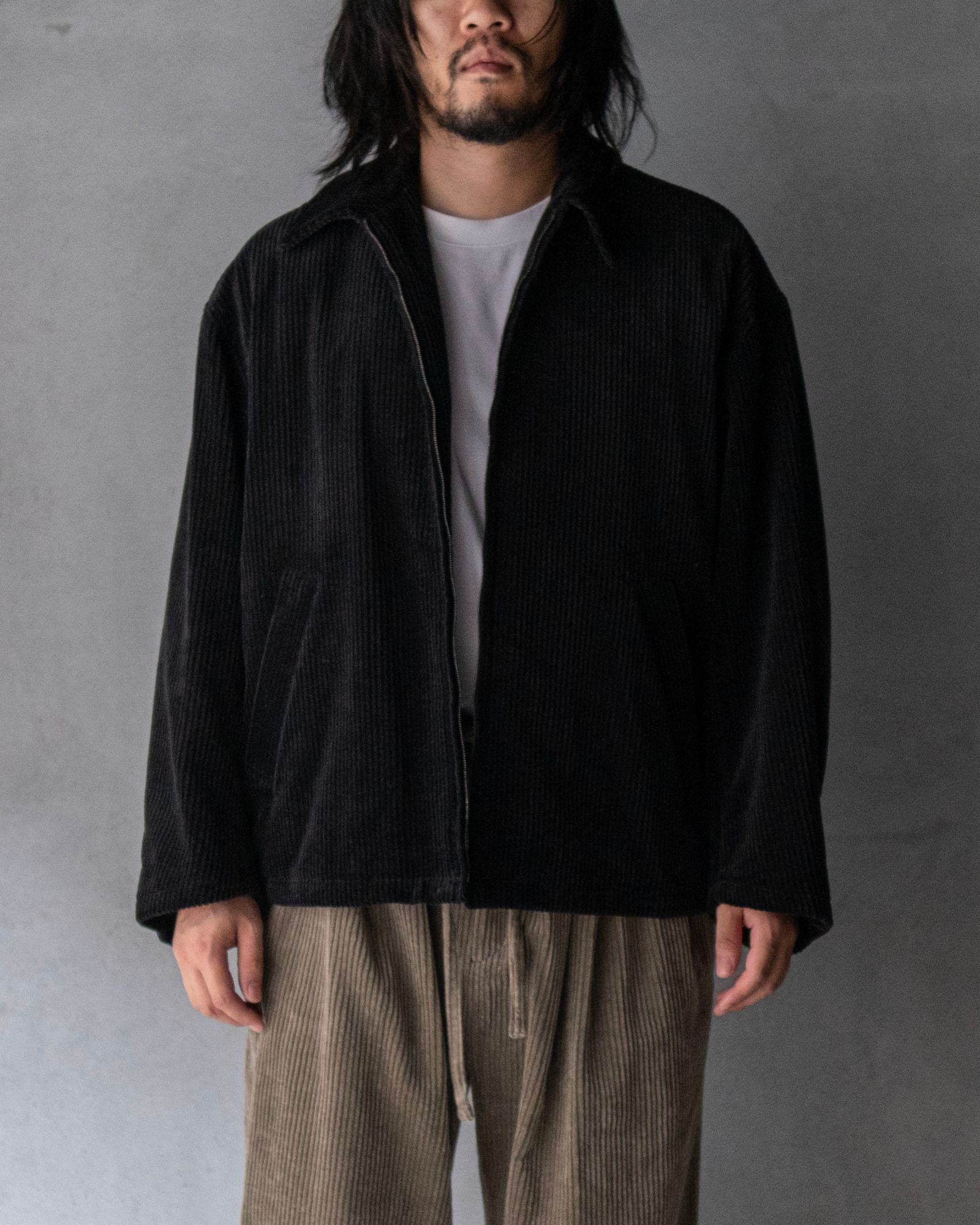 Corduroy Padded JKT / Black