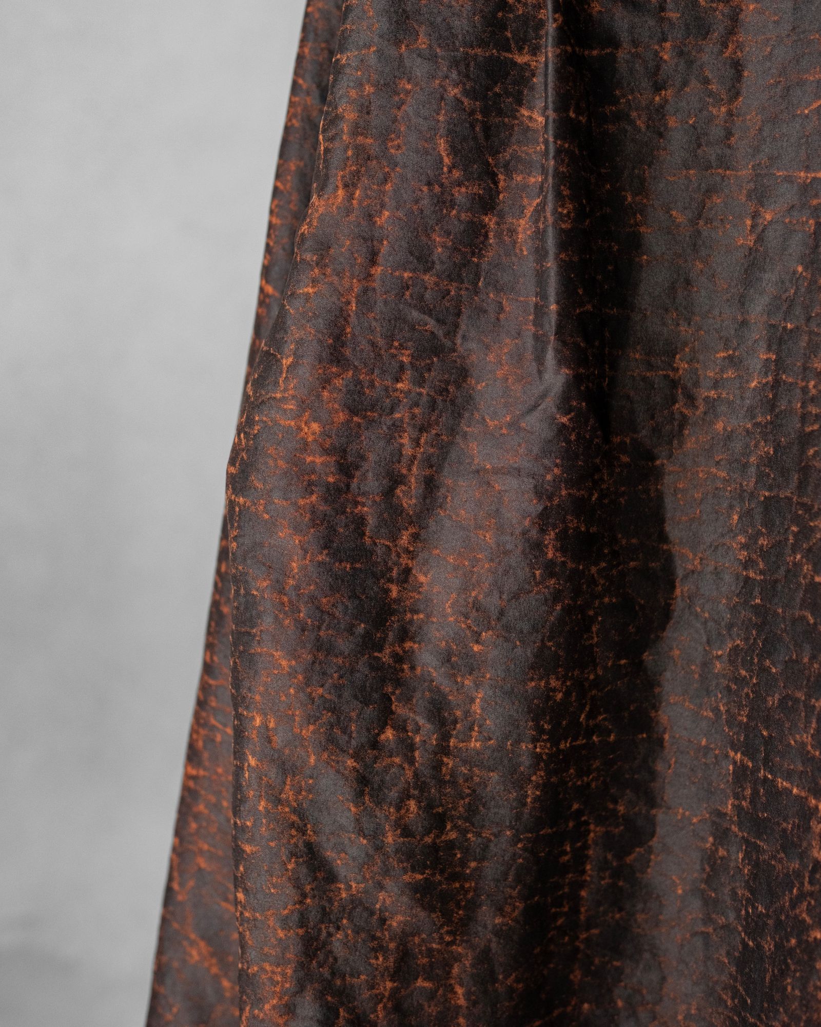 Silk Dorozome Shirt / Brown