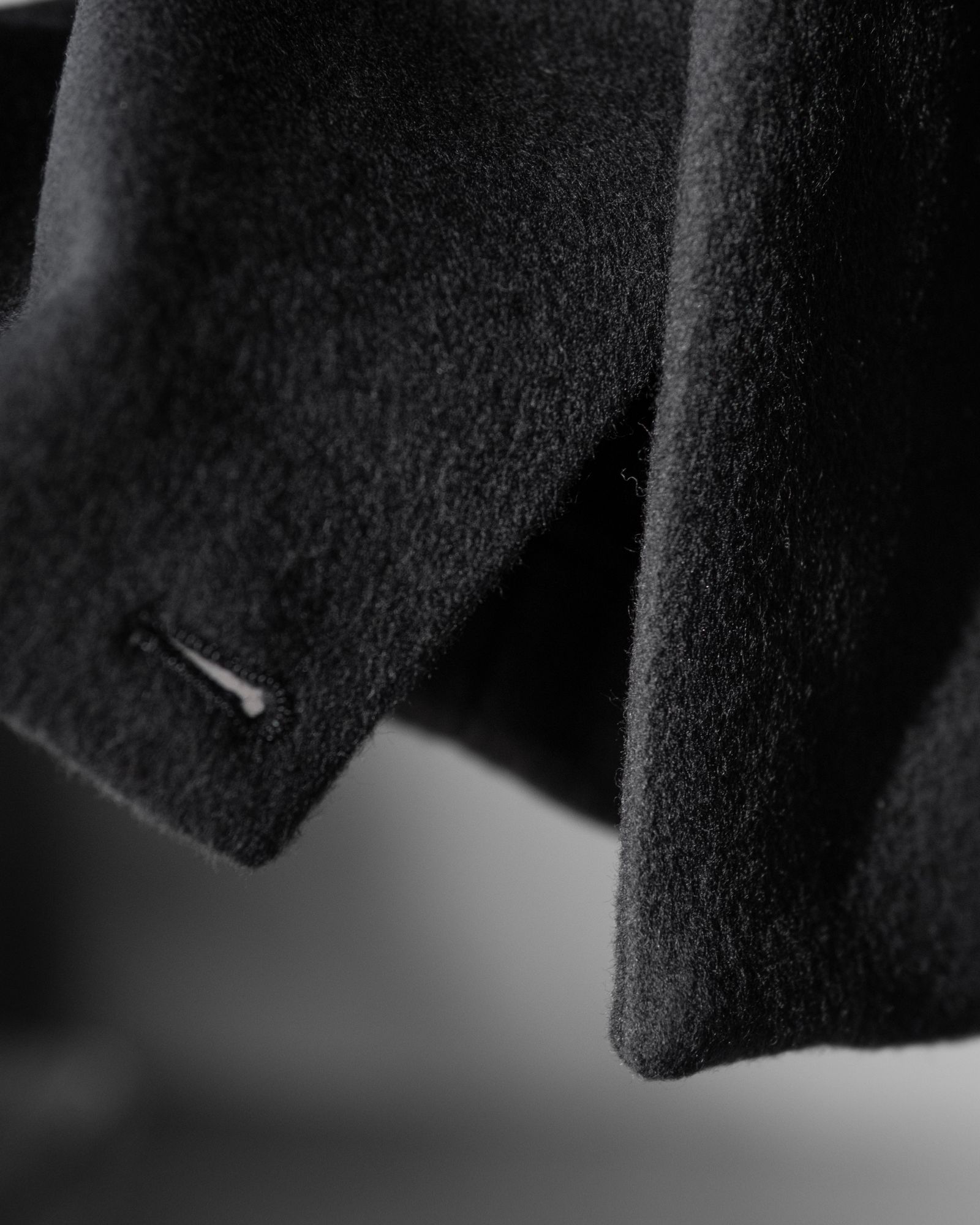 Wool Cashmere Trousers / Black