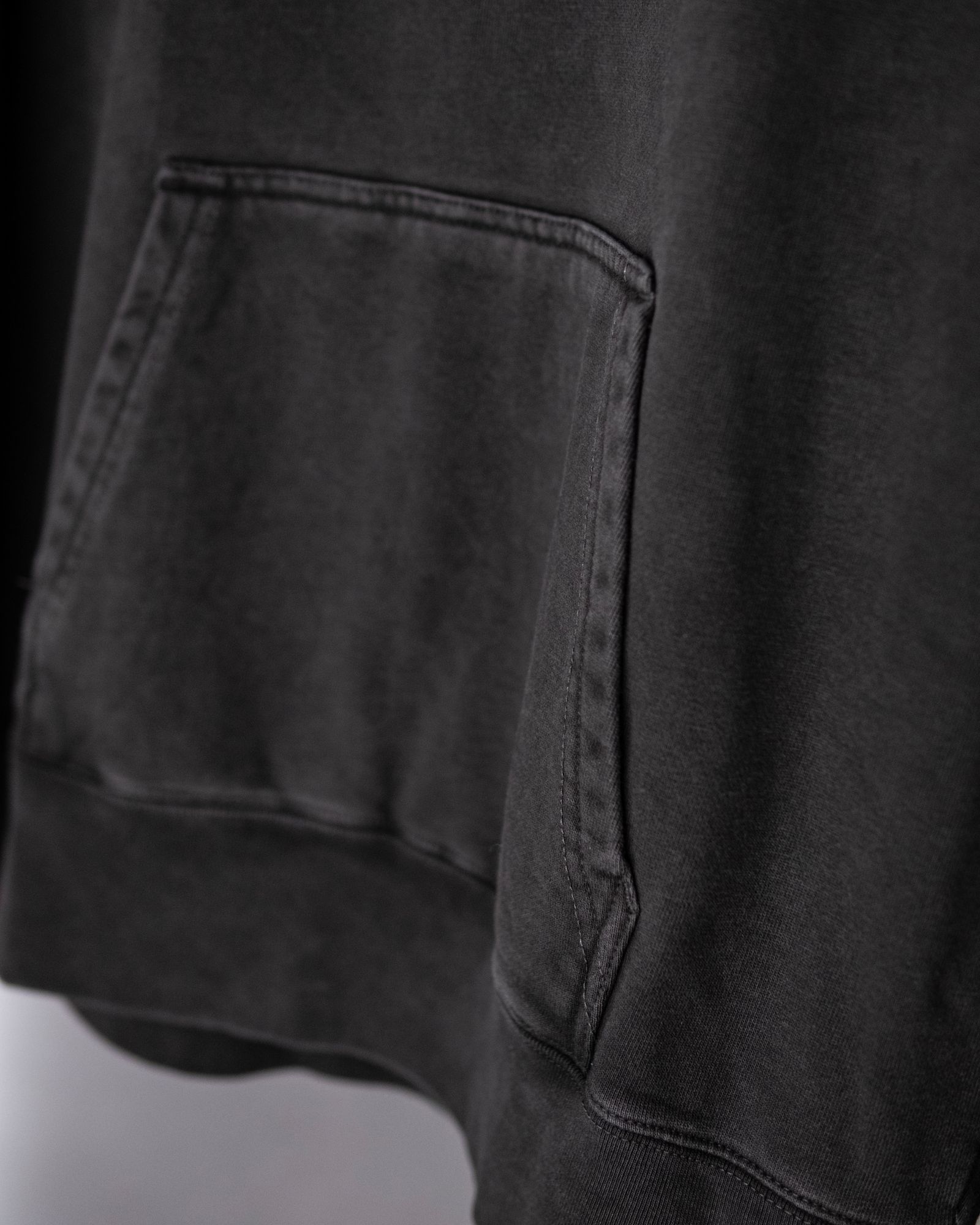 KYOTO SUMI-DYED HOODIE / Black