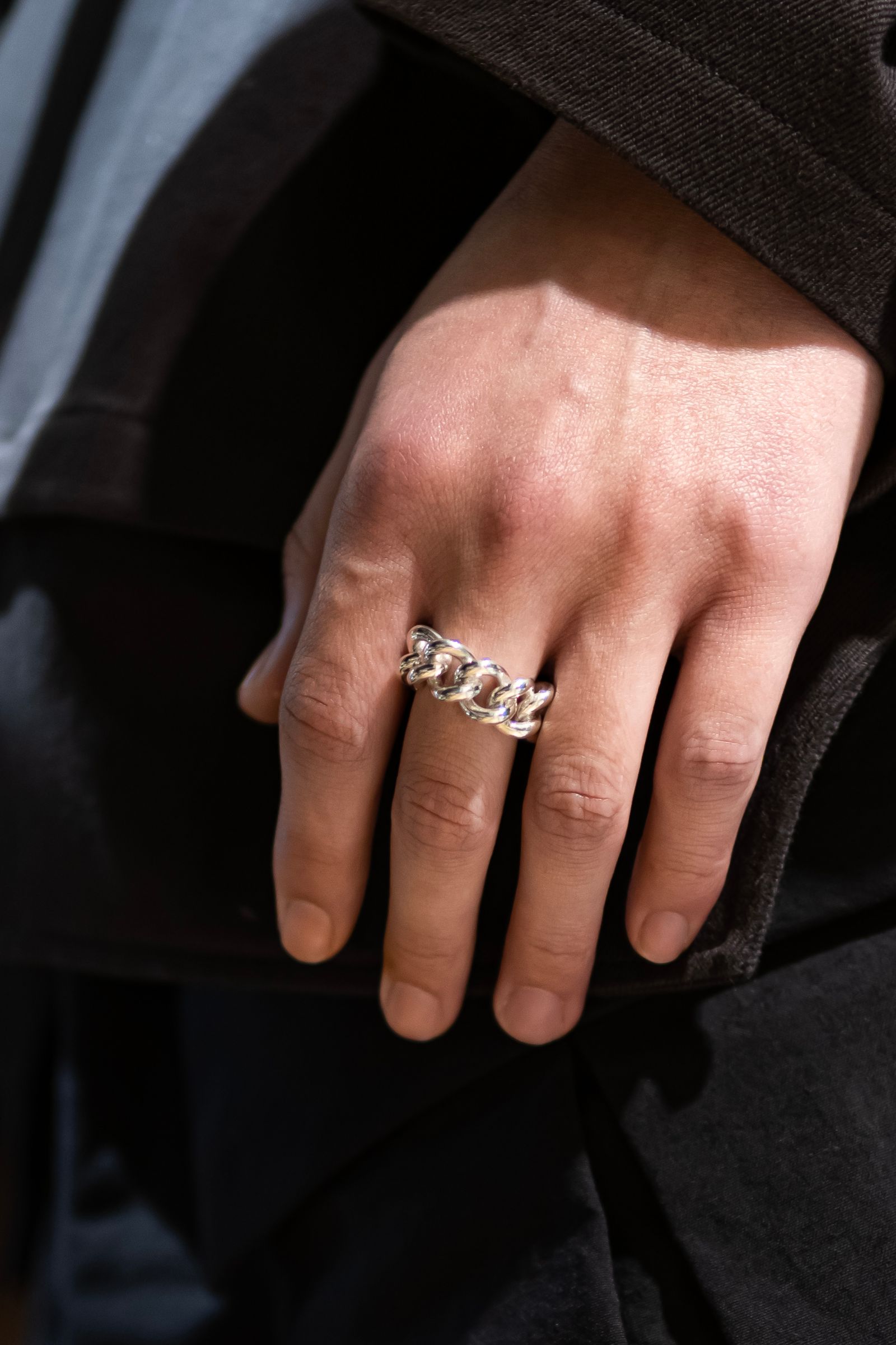 Silver Chain Ring / Silver