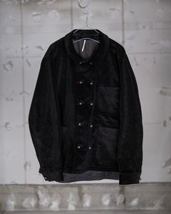 DOUBLE BREASTED COVERALL / BLACK