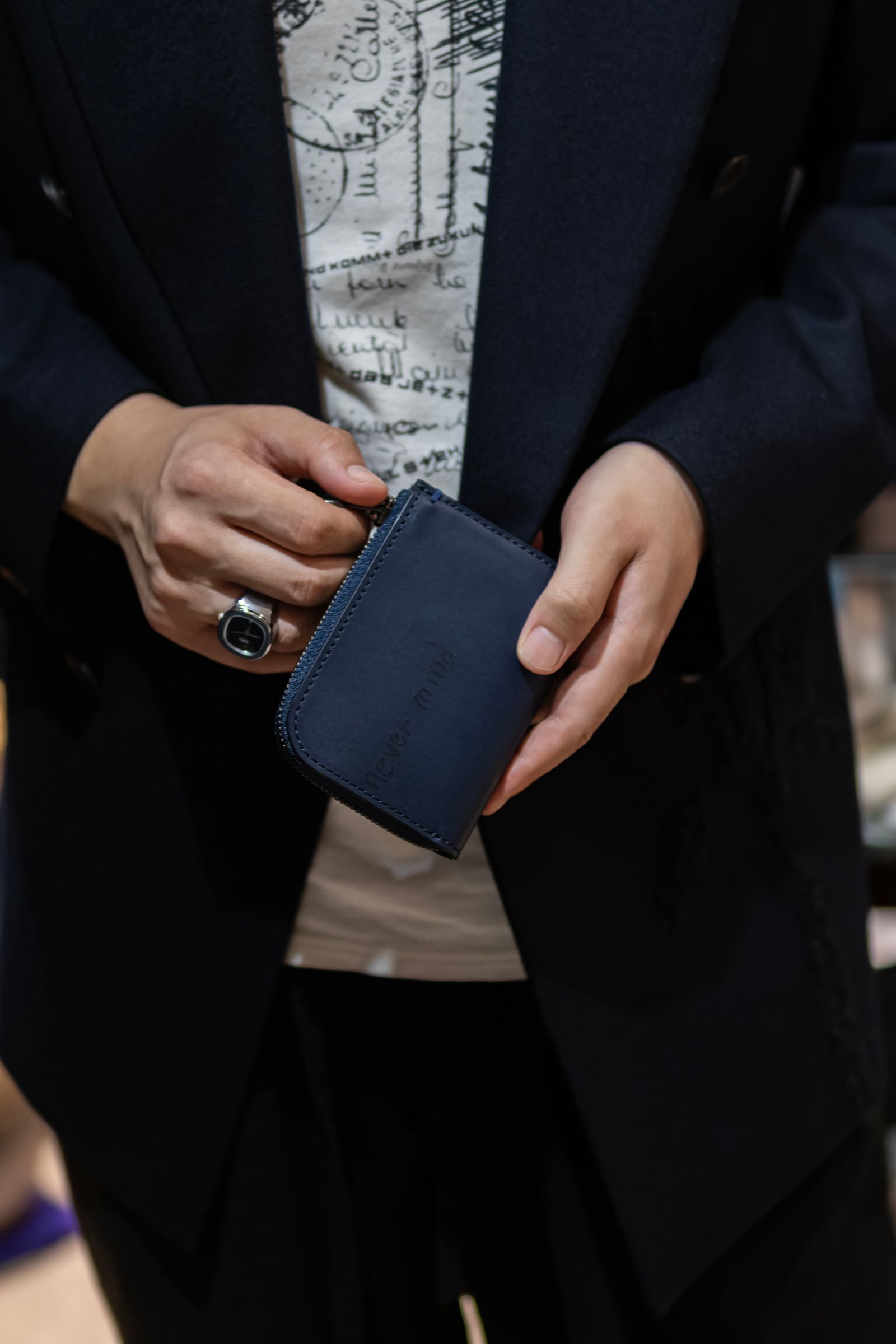 WALLET WITH TSUCHIYA KABAN / DAYBREAK NAVY