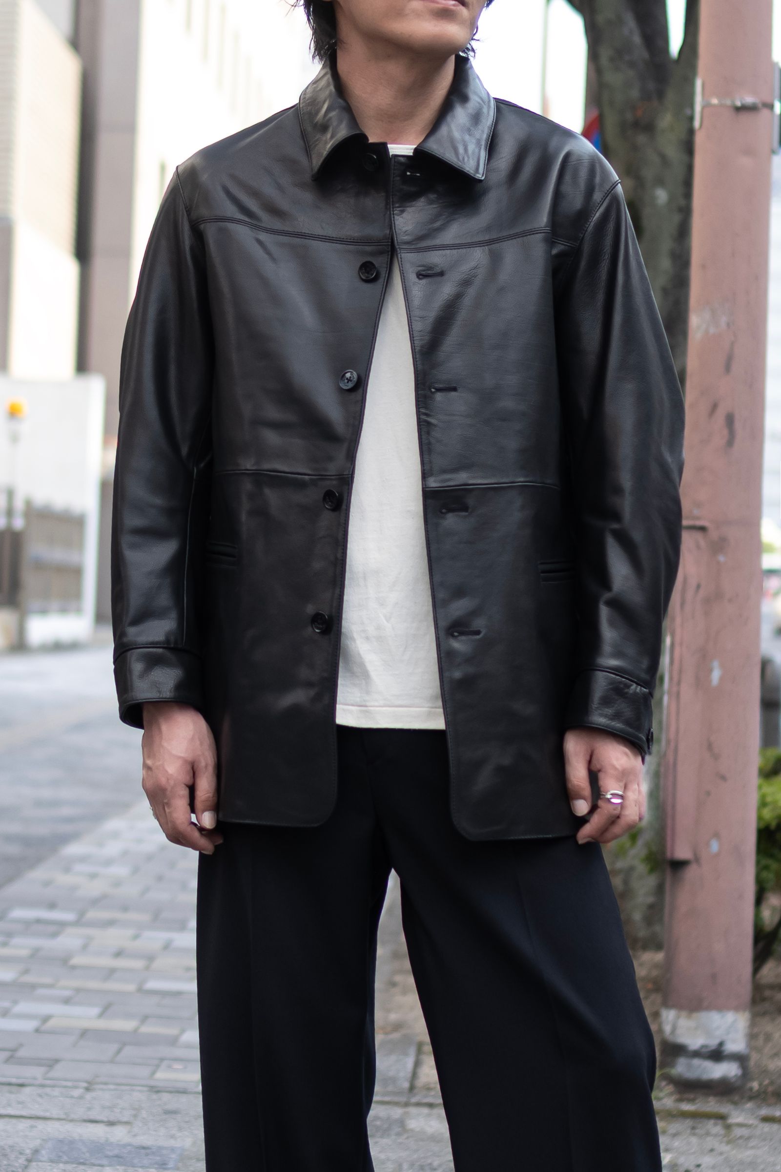 定価20万美品SHINYA KOZUKAシンヤコヅカ馬革ライダースジャケットM黒 定価20万美品SHINYA KOZUKAシンヤコヅカ馬革ライダース